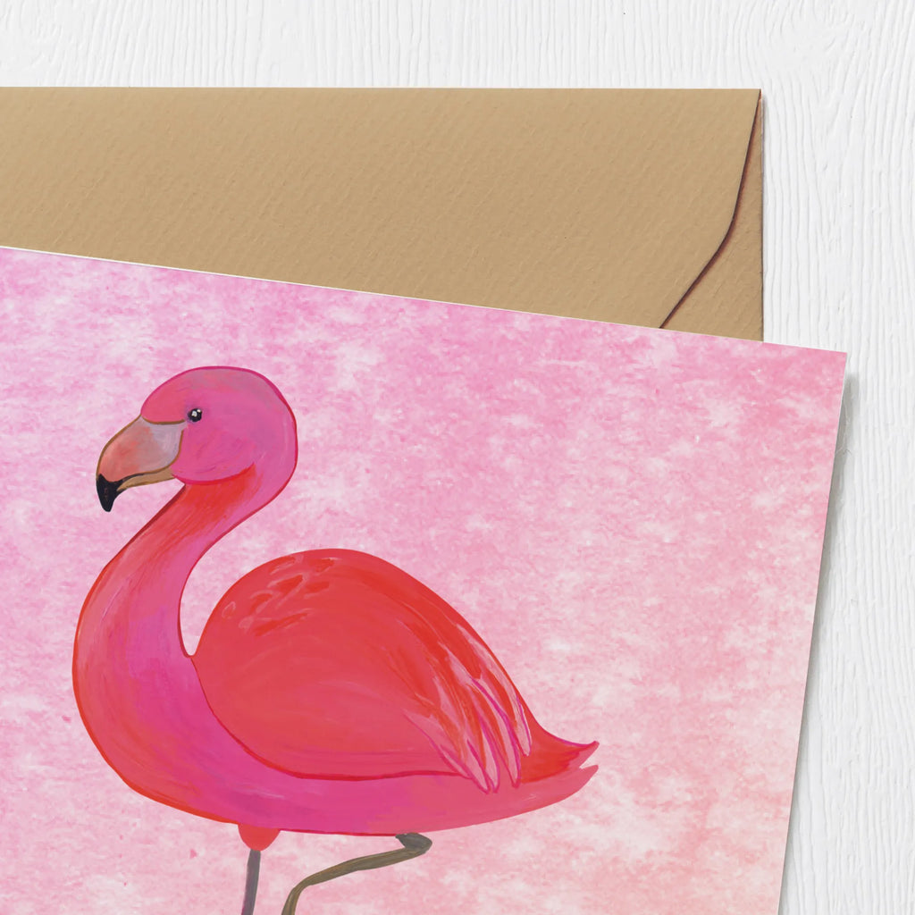 Deluxe Karte Flamingo Classic Hochwertige Grußkarte, Klappkarte, Karte, Einladungskarte, Geburtstagskarte, Hochzeitskarte, Grußkarte, Hochwertige Klappkarte, Glückwunschkarte, Flamingo, Tochter, Außenseiter, ich, Stolz, Freundin, für mich, Einzigartig, Freundinnen, Sohn, Selbstliebe, Geschwister, Spruch