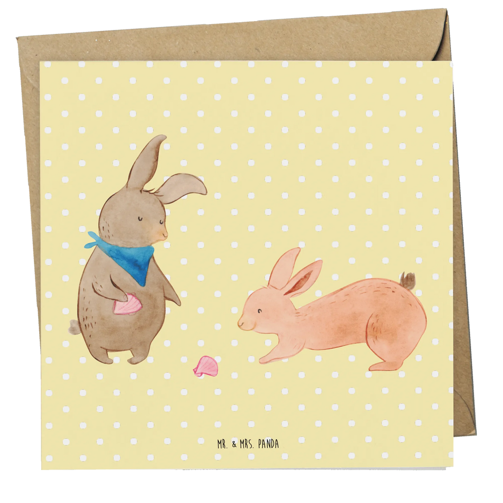 Deluxe Karte Hasen Muschel Einladungskarte, Karte, Hochwertige Klappkarte, Hochwertige Grußkarte, Geburtstagskarte, Glückwunschkarte, Hochzeitskarte, Klappkarte, Grußkarte, Familie, Vatertag, Muttertag, Bruder, Schwester, Mama, Papa, Oma, Opa, Muscheln sammeln, Meer, Muscheln, BFF, Freundinnen, best friends, Freundin, beste Freundin, Hasen