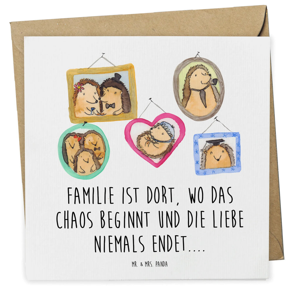 Deluxe Karte Igel Familie Grußkarte, Einladungskarte, Hochzeitskarte, Hochwertige Grußkarte, Karte, Klappkarte, Geburtstagskarte, Glückwunschkarte, Hochwertige Klappkarte, Familie, Vatertag, Muttertag, Bruder, Schwester, Mama, Papa, Oma, Opa, Liebe, Bilder, Glück, Igel, Zusammenhalt
