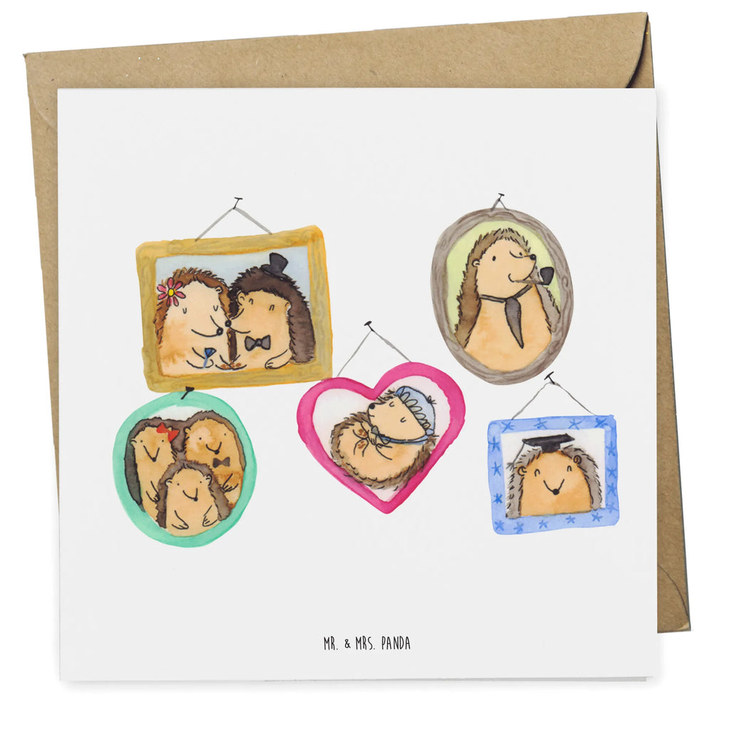 Deluxe Karte Igel Familie Grußkarte, Einladungskarte, Hochzeitskarte, Hochwertige Grußkarte, Karte, Klappkarte, Geburtstagskarte, Glückwunschkarte, Hochwertige Klappkarte, Familie, Vatertag, Muttertag, Bruder, Schwester, Mama, Papa, Oma, Opa, Liebe, Bilder, Glück, Igel, Zusammenhalt