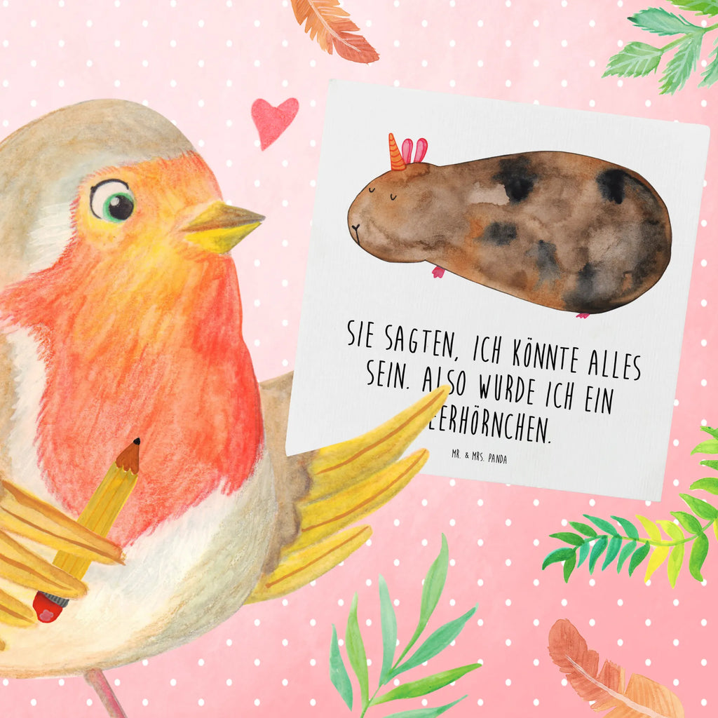 Deluxe Karte Einhorn Meerschweinchen Hochzeitskarte, Hochwertige Klappkarte, Einladungskarte, Klappkarte, Grußkarte, Hochwertige Grußkarte, Karte, Geburtstagskarte, Glückwunschkarte, Einhorn, Einhörner, Einhorn Deko, Unicorn, Meerhörnchen, Meerschwein, Meericorn, Meerschweinchen