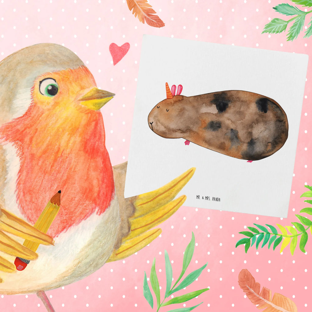 Deluxe Karte Einhorn Meerschweinchen Hochzeitskarte, Hochwertige Klappkarte, Einladungskarte, Klappkarte, Grußkarte, Hochwertige Grußkarte, Karte, Geburtstagskarte, Glückwunschkarte, Einhorn, Einhörner, Einhorn Deko, Unicorn, Meerhörnchen, Meerschwein, Meericorn, Meerschweinchen