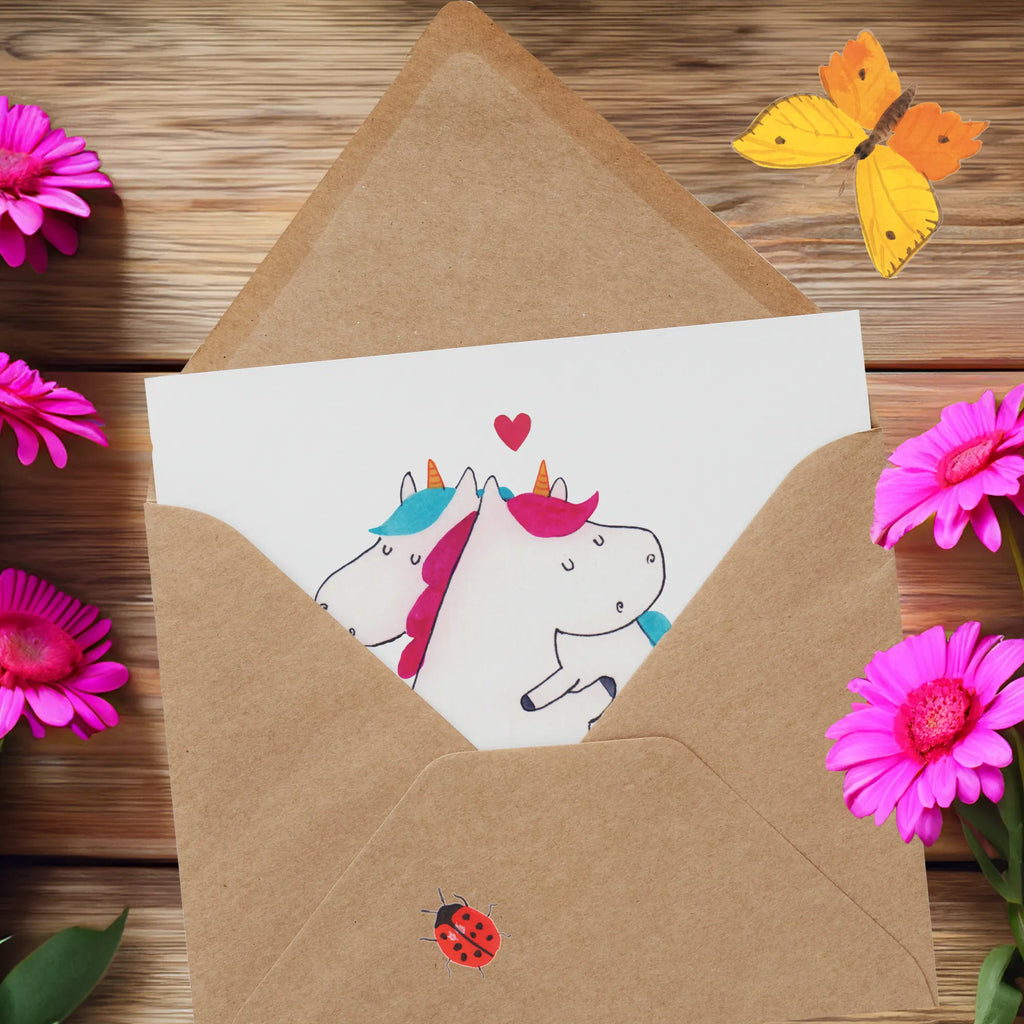 Deluxe Card unicorn communication Karte, Hochwertige Grußkarte, Grußkarte, Einladungskarte, Geburtstagskarte, Hochwertige Klappkarte, Glückwunschkarte, Klappkarte, Hochzeitskarte, Einhorn, Einhörner, Einhorn Deko, Unicorn, Ehe, witzig, Valentine, Liebe, lustig, Spruch, Geschenk, Valentinstag, Partner