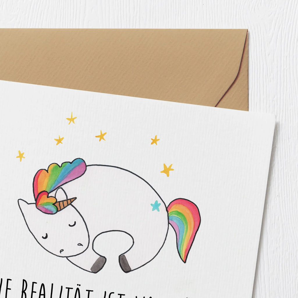 Deluxe Card unicorn Night Hochwertige Grußkarte, Hochzeitskarte, Karte, Geburtstagskarte, Glückwunschkarte, Grußkarte, Einladungskarte, Hochwertige Klappkarte, Klappkarte, Einhorn, Einhörner, Einhorn Deko, Unicorn, Ruhe, Realität, Geschenk, Menschen, unicorn, Träume, Freundin, Traum
