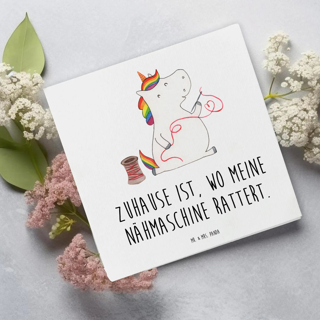 Deluxe Karte Einhorn Näherin Karte, Hochwertige Grußkarte, Hochwertige Klappkarte, Einladungskarte, Hochzeitskarte, Klappkarte, Geburtstagskarte, Glückwunschkarte, Grußkarte, Einhorn, Einhörner, Einhorn Deko, Unicorn, Nähzimmer, Näherin, nähen, Freundin, basteln, Häkeln, Mädchen, Stricken