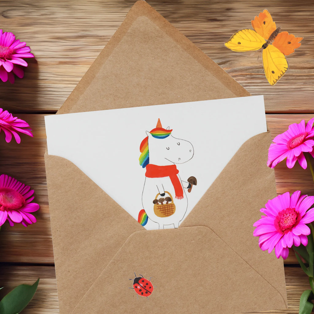 Deluxe Karte Einhorn Pilz Geburtstagskarte, Hochzeitskarte, Hochwertige Grußkarte, Einladungskarte, Karte, Hochwertige Klappkarte, Grußkarte, Glückwunschkarte, Klappkarte, Einhorn, Einhörner, Einhorn Deko, Unicorn, Pilzsammler, Motivation, Liebeskummer, Spruch, Pilze