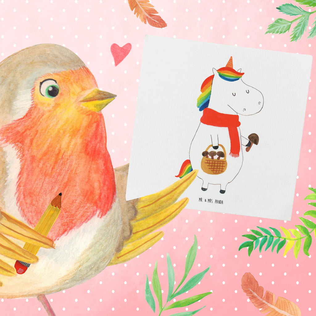 Deluxe Karte Einhorn Pilz Geburtstagskarte, Hochzeitskarte, Hochwertige Grußkarte, Einladungskarte, Karte, Hochwertige Klappkarte, Grußkarte, Glückwunschkarte, Klappkarte, Einhorn, Einhörner, Einhorn Deko, Unicorn, Pilzsammler, Motivation, Liebeskummer, Spruch, Pilze