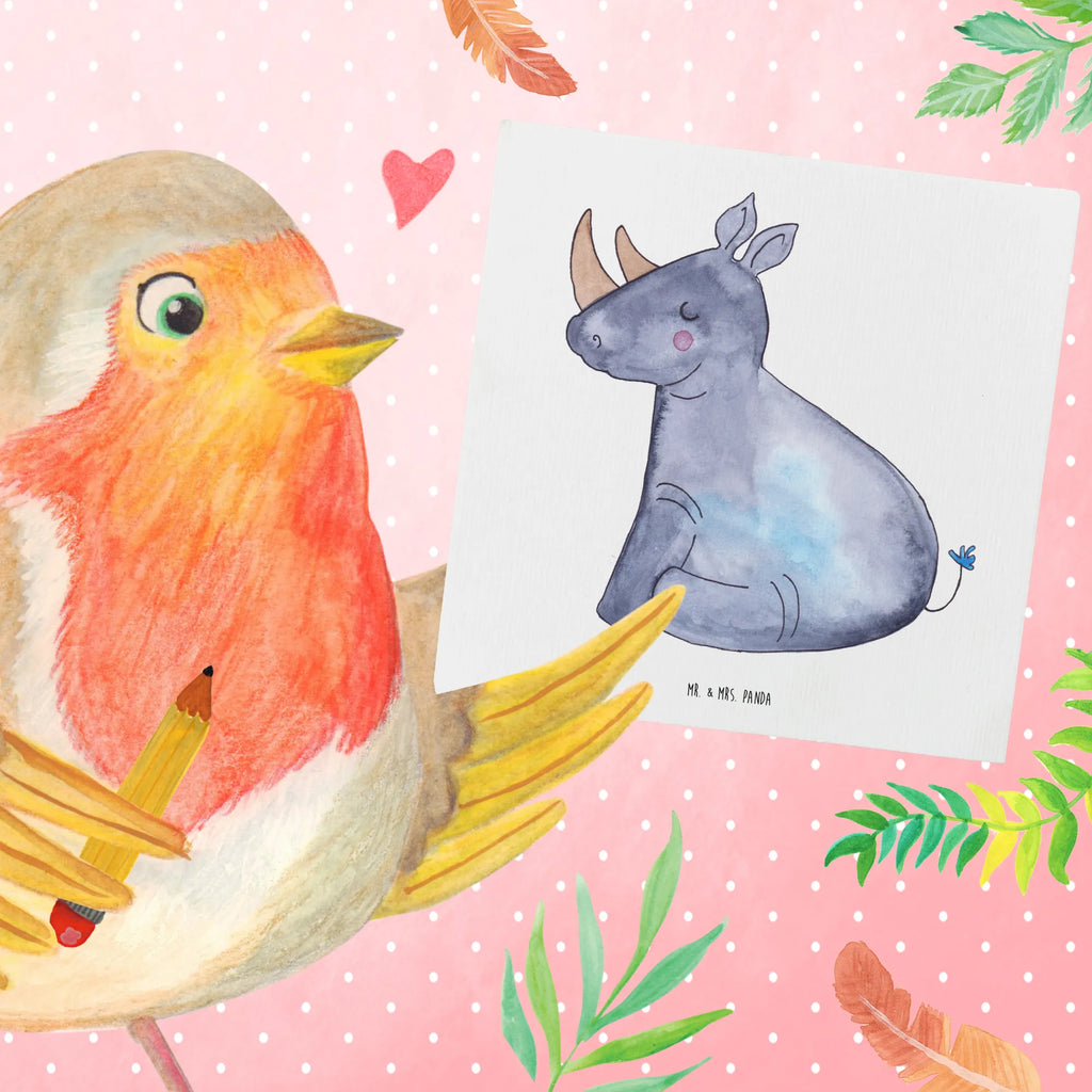 Deluxe Karte Einhorn Nashorn Geburtstagskarte, Einladungskarte, Grußkarte, Karte, Klappkarte, Glückwunschkarte, Hochzeitskarte, Hochwertige Klappkarte, Hochwertige Grußkarte, Einhorn, Einhörner, Einhorn Deko, Unicorn, lustig, Einhornpower, Regenbogen, witzig, Nashörner, Glitzer, Zoo, Nashorn, Erwachsenwerden