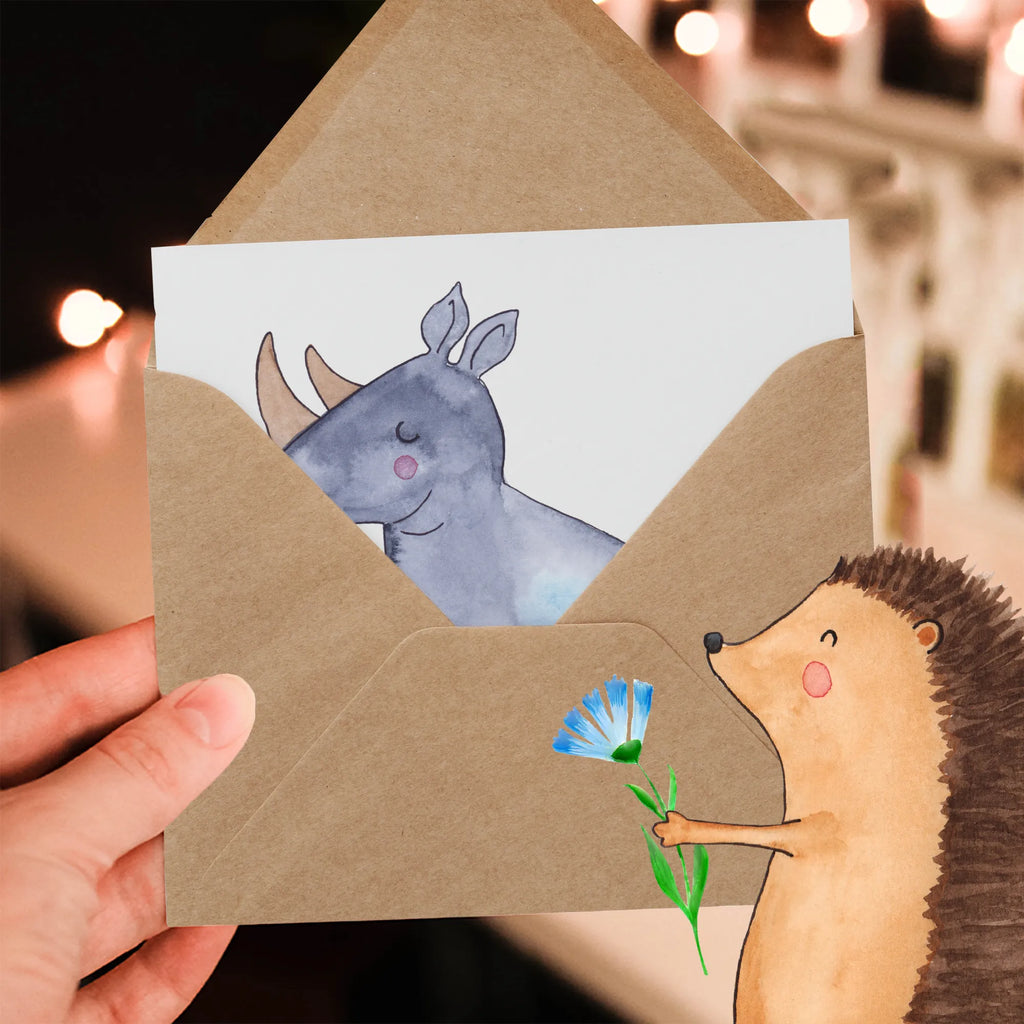 Deluxe Karte Einhorn Nashorn Geburtstagskarte, Einladungskarte, Grußkarte, Karte, Klappkarte, Glückwunschkarte, Hochzeitskarte, Hochwertige Klappkarte, Hochwertige Grußkarte, Einhorn, Einhörner, Einhorn Deko, Unicorn, lustig, Einhornpower, Regenbogen, witzig, Nashörner, Glitzer, Zoo, Nashorn, Erwachsenwerden