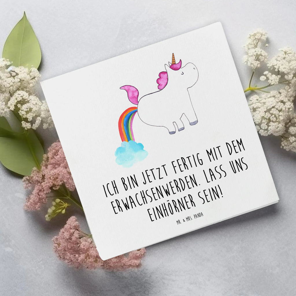 Deluxe Karte Einhorn Pupsen Hochwertige Grußkarte, Glückwunschkarte, Klappkarte, Karte, Geburtstagskarte, Hochwertige Klappkarte, Einladungskarte, Grußkarte, Hochzeitskarte, Einhorn, Einhörner, Einhorn Deko, Unicorn, lustig, Glitzer, Erwachsenwerden, Freundin, Regenbogen, Pups, Spaß, Einhornpower