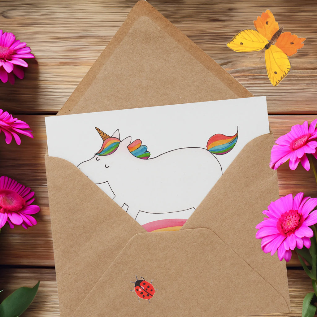 Deluxe Karte Einhorn Regenbogen Hochwertige Grußkarte, Hochzeitskarte, Hochwertige Klappkarte, Einladungskarte, Grußkarte, Glückwunschkarte, Klappkarte, Karte, Geburtstagskarte, Einhorn, Einhörner, Einhorn Deko, Unicorn, Glitzer, Erwachsenwerden, Regenbogen, Einhornautobahn, Einhornpower