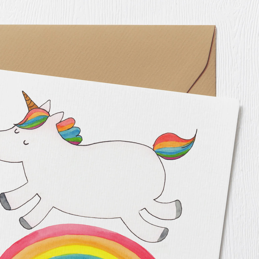 Deluxe Karte Einhorn Regenbogen Hochwertige Grußkarte, Hochzeitskarte, Hochwertige Klappkarte, Einladungskarte, Grußkarte, Glückwunschkarte, Klappkarte, Karte, Geburtstagskarte, Einhorn, Einhörner, Einhorn Deko, Unicorn, Glitzer, Erwachsenwerden, Regenbogen, Einhornautobahn, Einhornpower