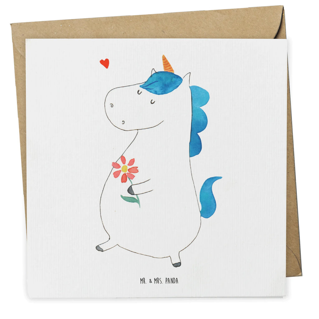 Deluxe Card unicorn Stroll Hochwertige Grußkarte, Einladungskarte, Glückwunschkarte, Karte, Geburtstagskarte, Klappkarte, Hochzeitskarte, Grußkarte, Hochwertige Klappkarte, Einhorn, Einhörner, Einhorn Deko, Unicorn, Spaziergang, Blumen, Freude, Mutter, Motivation, Freundin, Glitzer, Gute Laune, Schwester