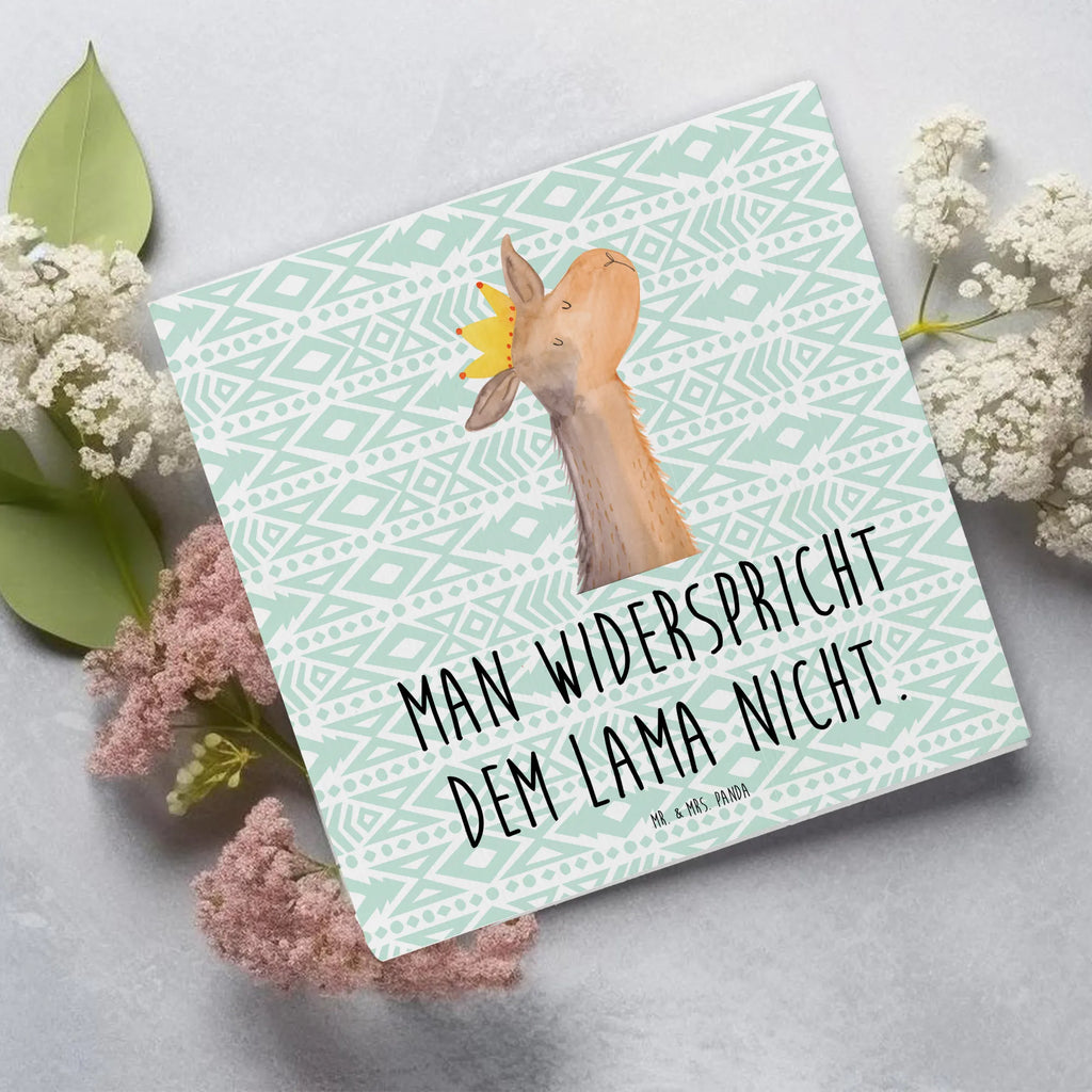 Deluxe Karte Lamakopf König Klappkarte, Hochzeitskarte, Einladungskarte, Karte, Geburtstagskarte, Grußkarte, Hochwertige Grußkarte, Glückwunschkarte, Hochwertige Klappkarte, Lama, Alpaka, Büro Kollege, Mama, Kollegin, Freundin, Königin, Vorgesetzter, Lamas, Chef, König, Abi, Papa, Abitur