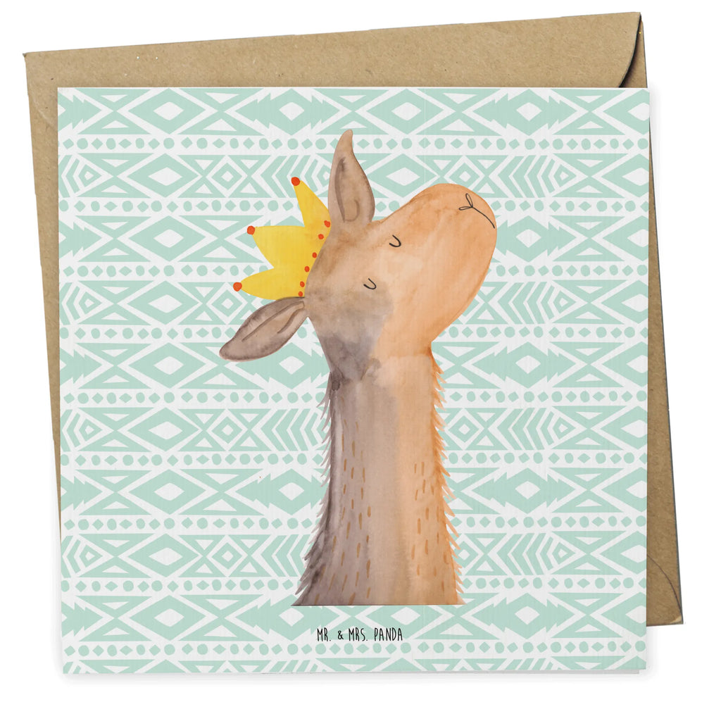 Deluxe Karte Lamakopf König Klappkarte, Hochzeitskarte, Einladungskarte, Karte, Geburtstagskarte, Grußkarte, Hochwertige Grußkarte, Glückwunschkarte, Hochwertige Klappkarte, Lama, Alpaka, Büro Kollege, Mama, Kollegin, Freundin, Königin, Vorgesetzter, Lamas, Chef, König, Abi, Papa, Abitur