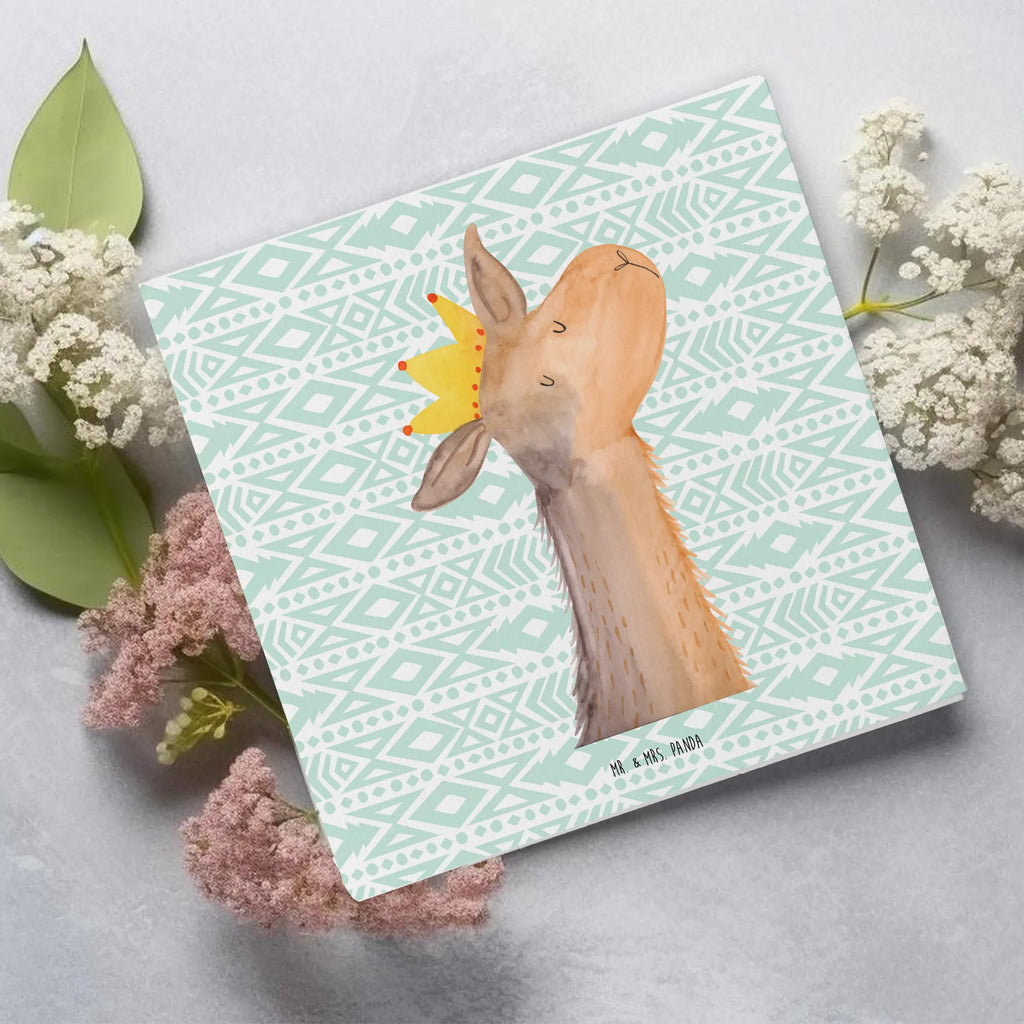 Deluxe Karte Lamakopf König Klappkarte, Hochzeitskarte, Einladungskarte, Karte, Geburtstagskarte, Grußkarte, Hochwertige Grußkarte, Glückwunschkarte, Hochwertige Klappkarte, Lama, Alpaka, Büro Kollege, Mama, Kollegin, Freundin, Königin, Vorgesetzter, Lamas, Chef, König, Abi, Papa, Abitur