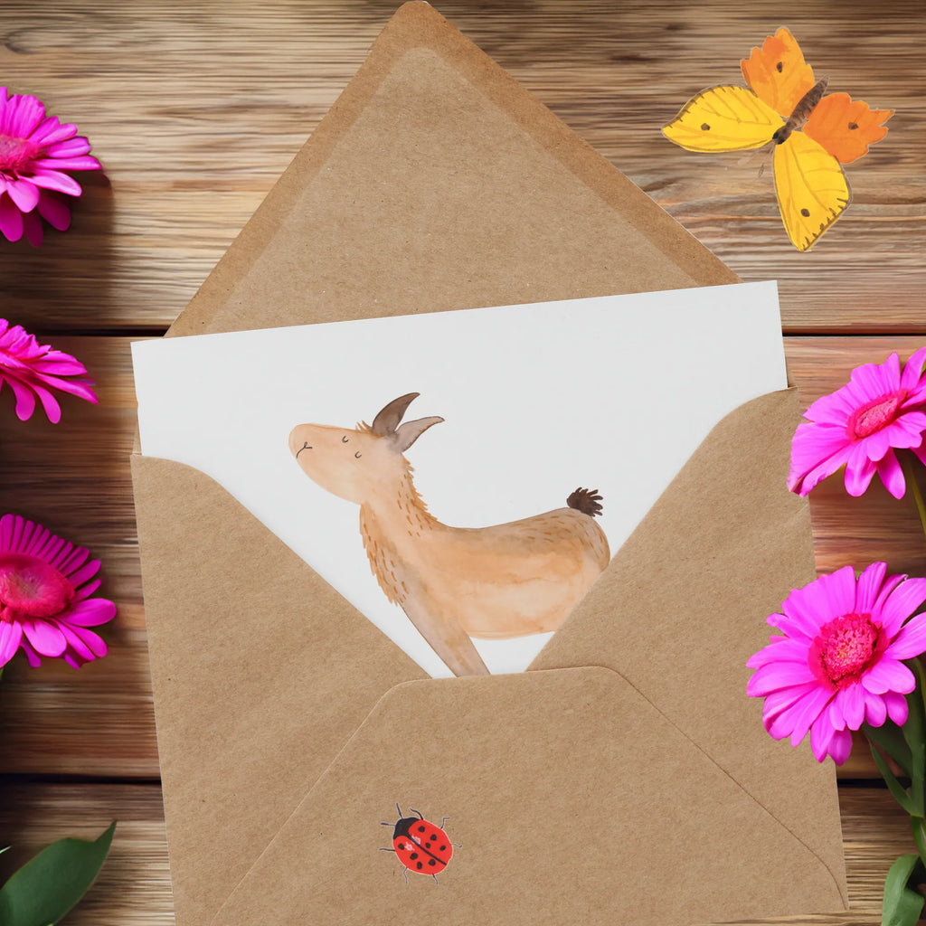 Deluxe Card lama rainbow Klappkarte, Hochzeitskarte, Hochwertige Klappkarte, Grußkarte, Karte, Einladungskarte, Hochwertige Grußkarte, Geburtstagskarte, Glückwunschkarte, Lama, Alpaka, Hobby, Außenseiter, Haters gonna hate, Freiheit, Lamas, Regenbogen, Wolkenland, Haters, Schule, Abi, Selbstständig