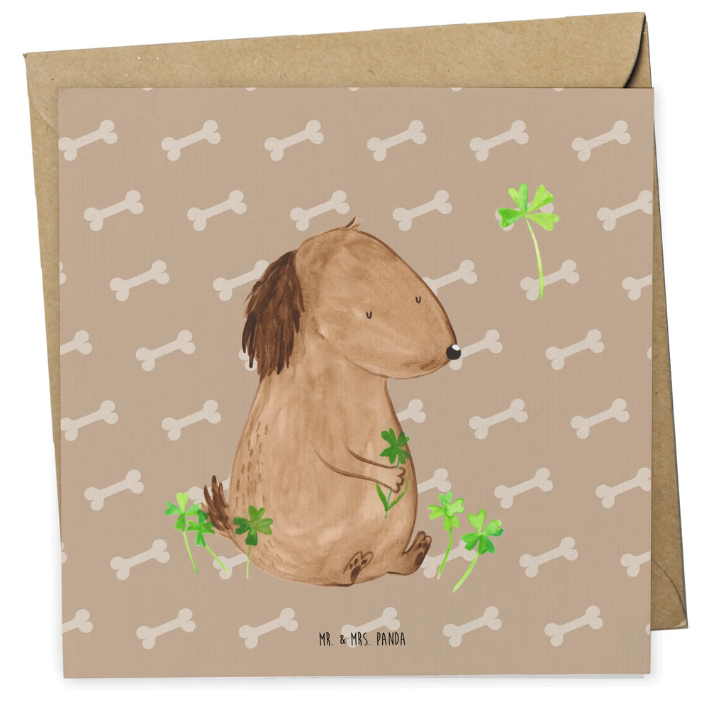 Deluxe Karte Hund Kleeblatt Hochzeitskarte, Einladungskarte, Karte, Geburtstagskarte, Hochwertige Grußkarte, Glückwunschkarte, Hochwertige Klappkarte, Grußkarte, Klappkarte, Hund, Hundemotiv, Haustier, Hunderasse, Tierliebhaber, Hundebesitzer, Sprüche, Neuanfang, Tagträume, Glücksbringer, Geschenk, Selbstliebe, Motivation, Achtsamkeit, Kleeblatt, Glück