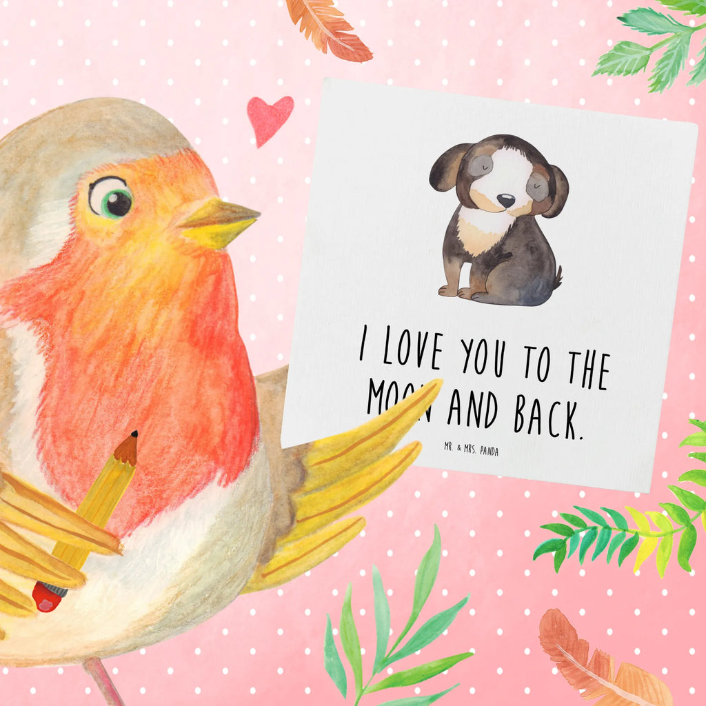 Deluxe Karte Hund Entspannen Hochzeitskarte, Glückwunschkarte, Klappkarte, Grußkarte, Hochwertige Klappkarte, Hochwertige Grußkarte, Karte, Einladungskarte, Geburtstagskarte, Hund, Hundemotiv, Haustier, Hunderasse, Tierliebhaber, Hundebesitzer, Sprüche, Hundeliebe, schwarzer Hund, Hundeglück, Liebe