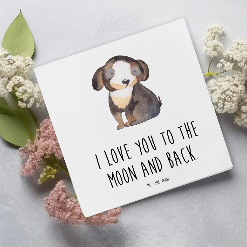 Deluxe Karte Hund Entspannen Hochzeitskarte, Glückwunschkarte, Klappkarte, Grußkarte, Hochwertige Klappkarte, Hochwertige Grußkarte, Karte, Einladungskarte, Geburtstagskarte, Hund, Hundemotiv, Haustier, Hunderasse, Tierliebhaber, Hundebesitzer, Sprüche, Hundeliebe, schwarzer Hund, Hundeglück, Liebe