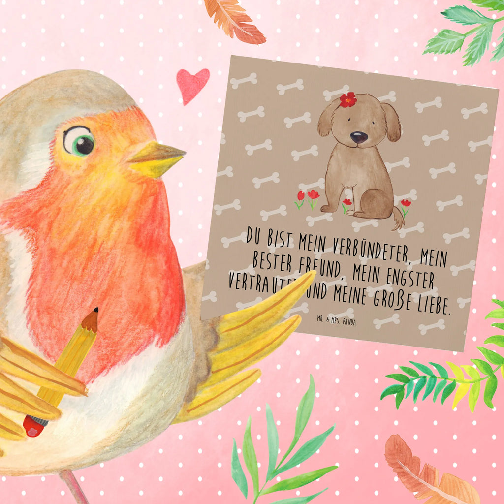 Deluxe Karte Hund Dame Glückwunschkarte, Klappkarte, Hochwertige Klappkarte, Karte, Einladungskarte, Geburtstagskarte, Grußkarte, Hochwertige Grußkarte, Hochzeitskarte, Hund, Hundemotiv, Haustier, Hunderasse, Tierliebhaber, Hundebesitzer, Sprüche, Frauchen, Hundeglück, Hundeliebe, Hunde, Liebe