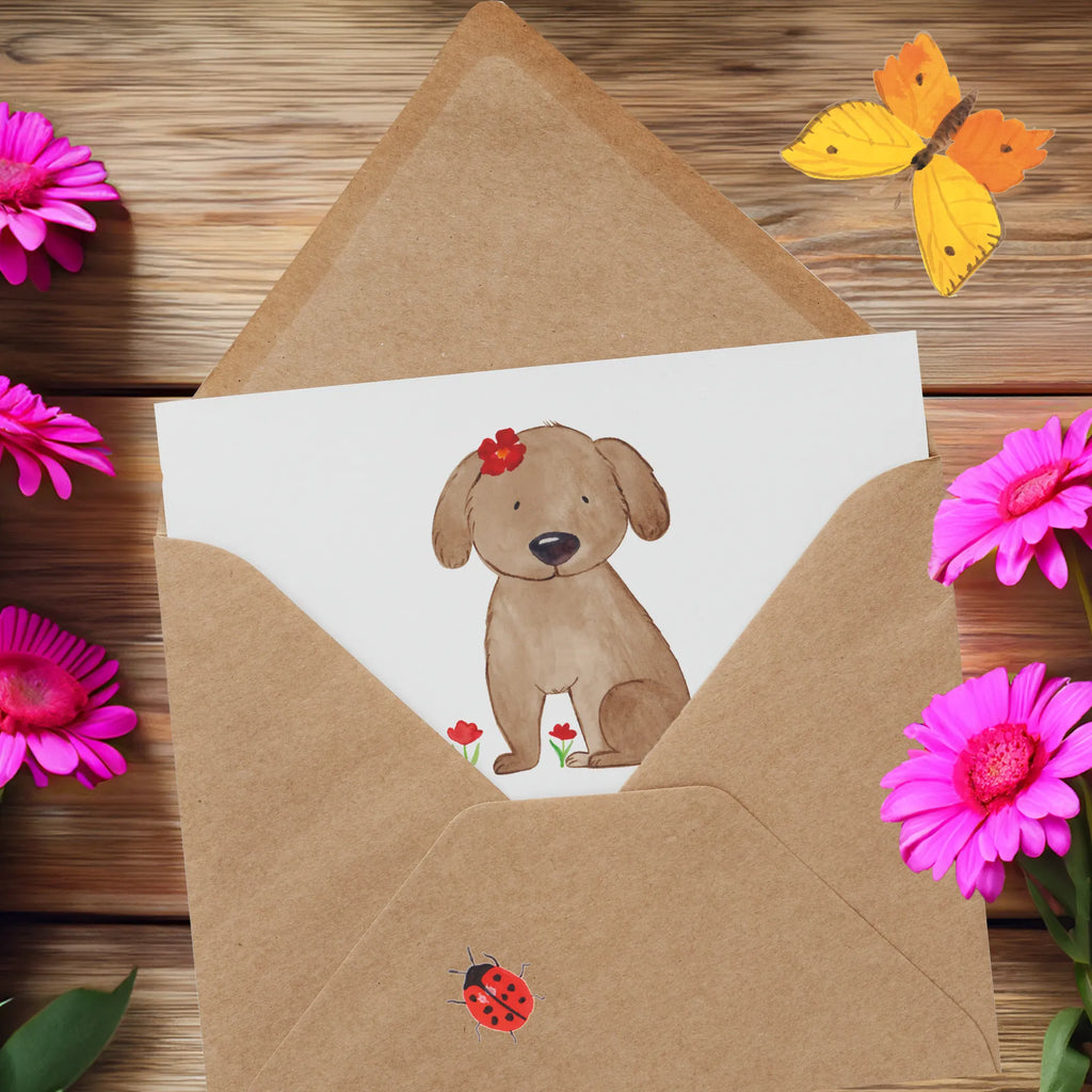 Deluxe Karte Hund Dame Glückwunschkarte, Klappkarte, Hochwertige Klappkarte, Karte, Einladungskarte, Geburtstagskarte, Grußkarte, Hochwertige Grußkarte, Hochzeitskarte, Hund, Hundemotiv, Haustier, Hunderasse, Tierliebhaber, Hundebesitzer, Sprüche, Frauchen, Hundeglück, Hundeliebe, Hunde, Liebe