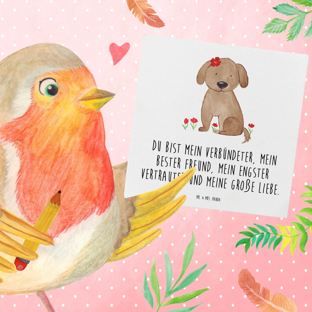 Deluxe Karte Hund Dame Glückwunschkarte, Klappkarte, Hochwertige Klappkarte, Karte, Einladungskarte, Geburtstagskarte, Grußkarte, Hochwertige Grußkarte, Hochzeitskarte, Hund, Hundemotiv, Haustier, Hunderasse, Tierliebhaber, Hundebesitzer, Sprüche, Frauchen, Hundeglück, Hundeliebe, Hunde, Liebe