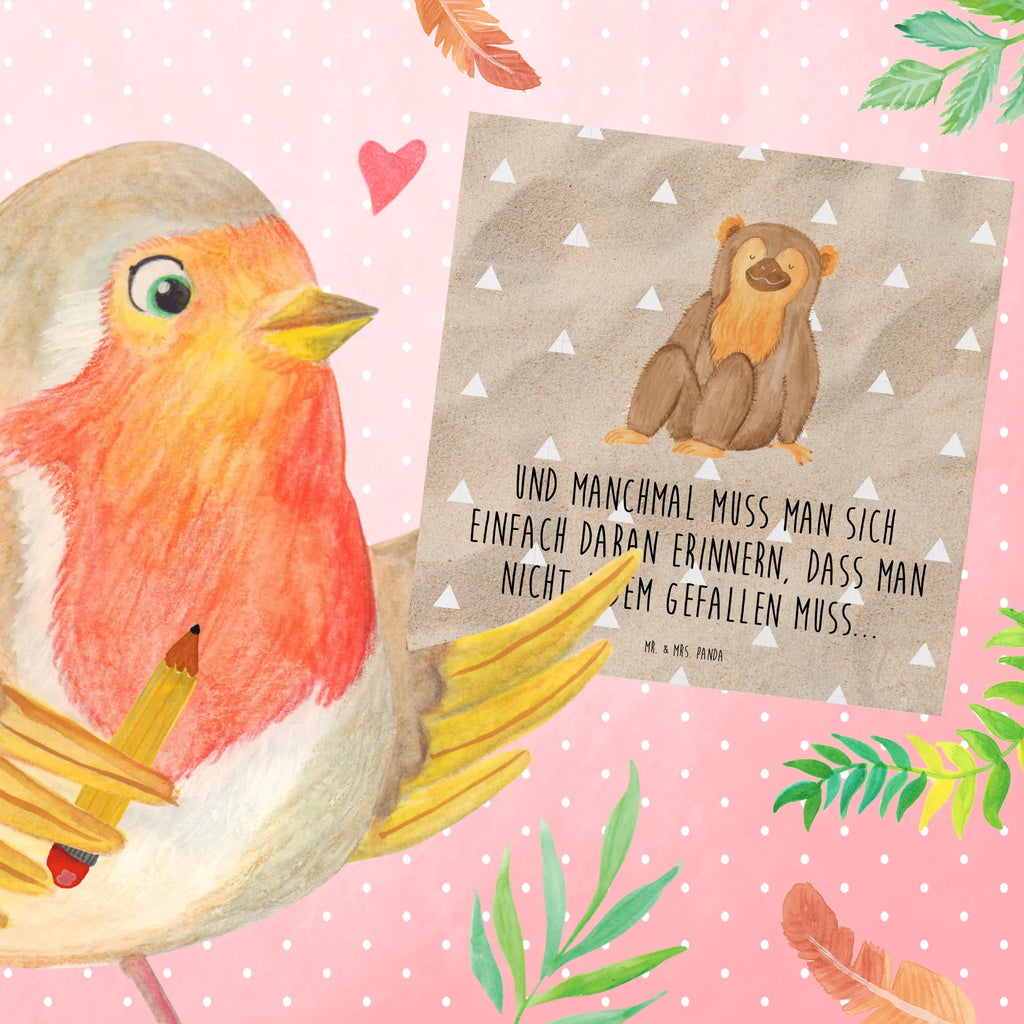 Deluxe Karte Affe Glückwunschkarte, Hochwertige Grußkarte, Geburtstagskarte, Hochwertige Klappkarte, Grußkarte, Karte, Einladungskarte, Hochzeitskarte, Klappkarte, Afrika, Wildtiere, Respekt, Selbstbewusstsein, Selbstachtung, Selfcare, Äffchen, Affe, Liebe, Selbstliebe, Motivation, Affen