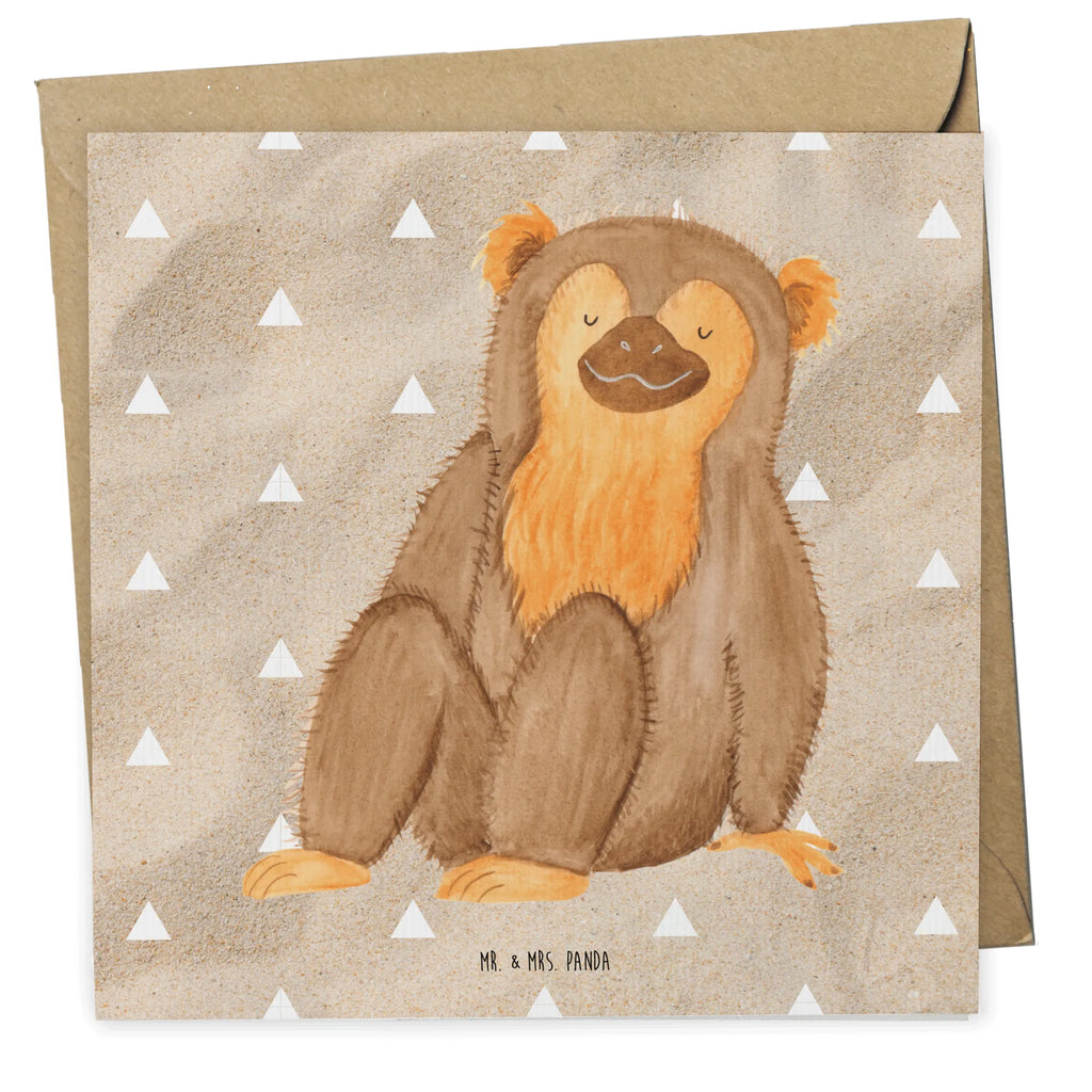 Deluxe Karte Affe Glückwunschkarte, Hochwertige Grußkarte, Geburtstagskarte, Hochwertige Klappkarte, Grußkarte, Karte, Einladungskarte, Hochzeitskarte, Klappkarte, Afrika, Wildtiere, Respekt, Selbstbewusstsein, Selbstachtung, Selfcare, Äffchen, Affe, Liebe, Selbstliebe, Motivation, Affen