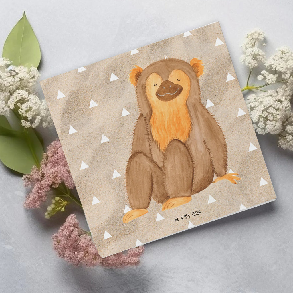 Deluxe Karte Affe Glückwunschkarte, Hochwertige Grußkarte, Geburtstagskarte, Hochwertige Klappkarte, Grußkarte, Karte, Einladungskarte, Hochzeitskarte, Klappkarte, Afrika, Wildtiere, Respekt, Selbstbewusstsein, Selbstachtung, Selfcare, Äffchen, Affe, Liebe, Selbstliebe, Motivation, Affen