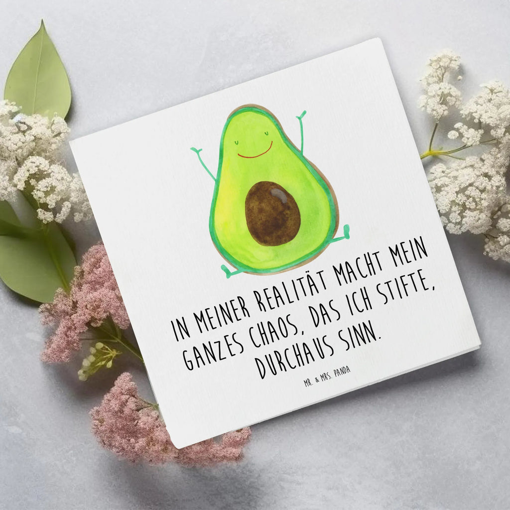 Deluxe Card avocado Happy Karte, Hochzeitskarte, Hochwertige Grußkarte, Grußkarte, Hochwertige Klappkarte, Geburtstagskarte, Glückwunschkarte, Klappkarte, Einladungskarte, Avocado, Veggie, Vegan, Gesund, Chaos