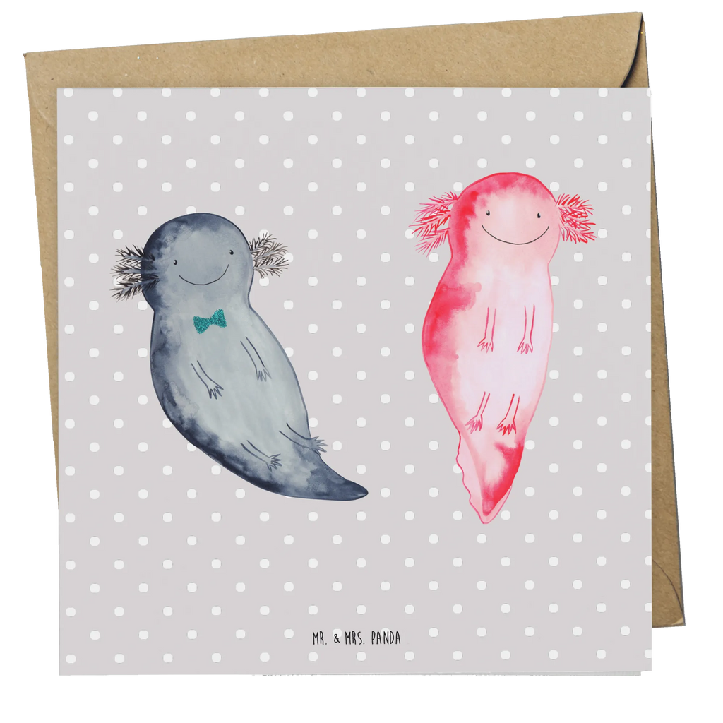 Deluxe Karte Axolotl Freundin Geburtstagskarte, Einladungskarte, Hochzeitskarte, Karte, Grußkarte, Hochwertige Grußkarte, Glückwunschkarte, Klappkarte, Hochwertige Klappkarte, Axolotl, Molch, Liebesbeweis, große Liebe, Freund, Ehemann, Verlobter, Lurche, Schwanzlurch, Jahrestag, Liebe, Lurch, Valentinstag, Axolot