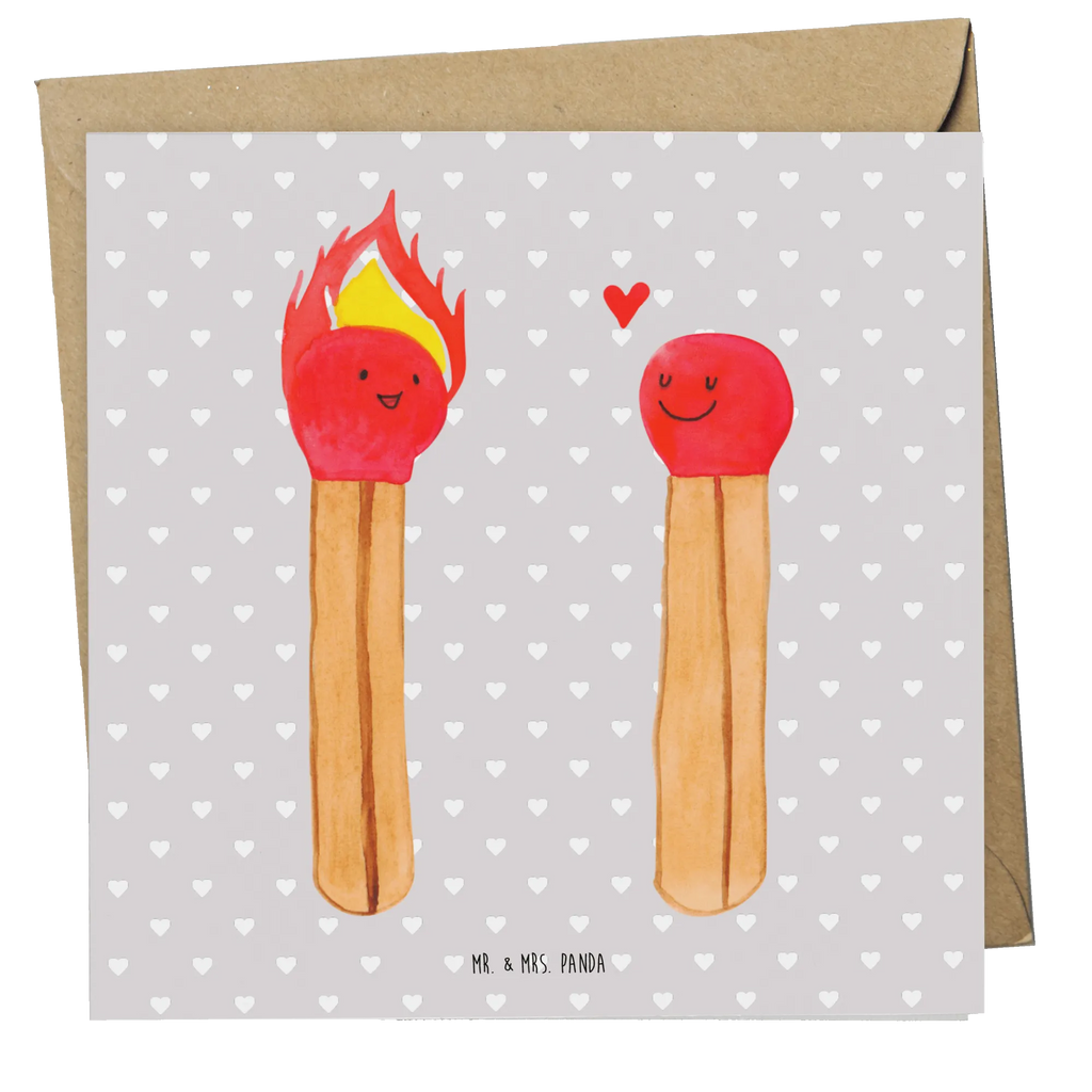 Deluxe Karte Streichhölzer Glückwunschkarte, Einladungskarte, Karte, Grußkarte, Geburtstagskarte, Klappkarte, Hochwertige Grußkarte, Hochwertige Klappkarte, Hochzeitskarte, Liebe, Partner, Freund, Freundin, Ehemann, Ehefrau, Heiraten, Verlobung, Heiratsantrag, Liebesgeschenk, Jahrestag, Hocheitstag, Streichhölzer