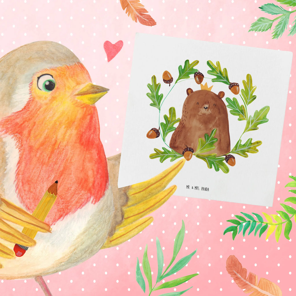 Deluxe Karte Bär König Hochwertige Klappkarte, Karte, Einladungskarte, Geburtstagskarte, Hochwertige Grußkarte, Hochzeitskarte, Klappkarte, Glückwunschkarte, Grußkarte, Bär, Teddy, Teddybär, bester Vater, Daddy, bester Papa, Papa, Papi, Dad, Vatertag, Vater, Papa Bär, weltbester Papa