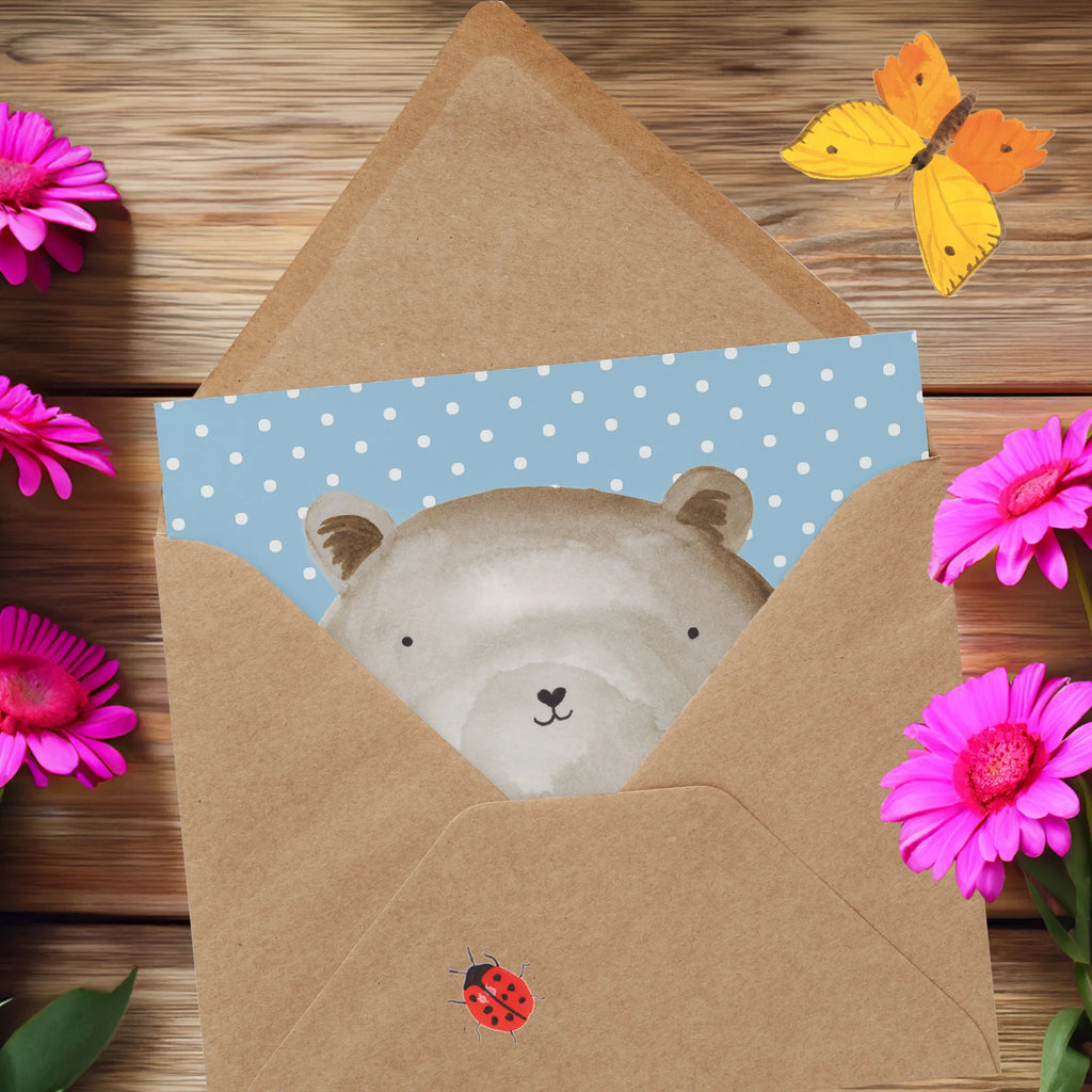 Deluxe Karte Bär Gefühl Hochwertige Grußkarte, Karte, Geburtstagskarte, Hochwertige Klappkarte, Glückwunschkarte, Hochzeitskarte, Klappkarte, Grußkarte, Einladungskarte, Bär, Teddy, Teddybär, Durchgedreht, Verrückt, Wahnsinn