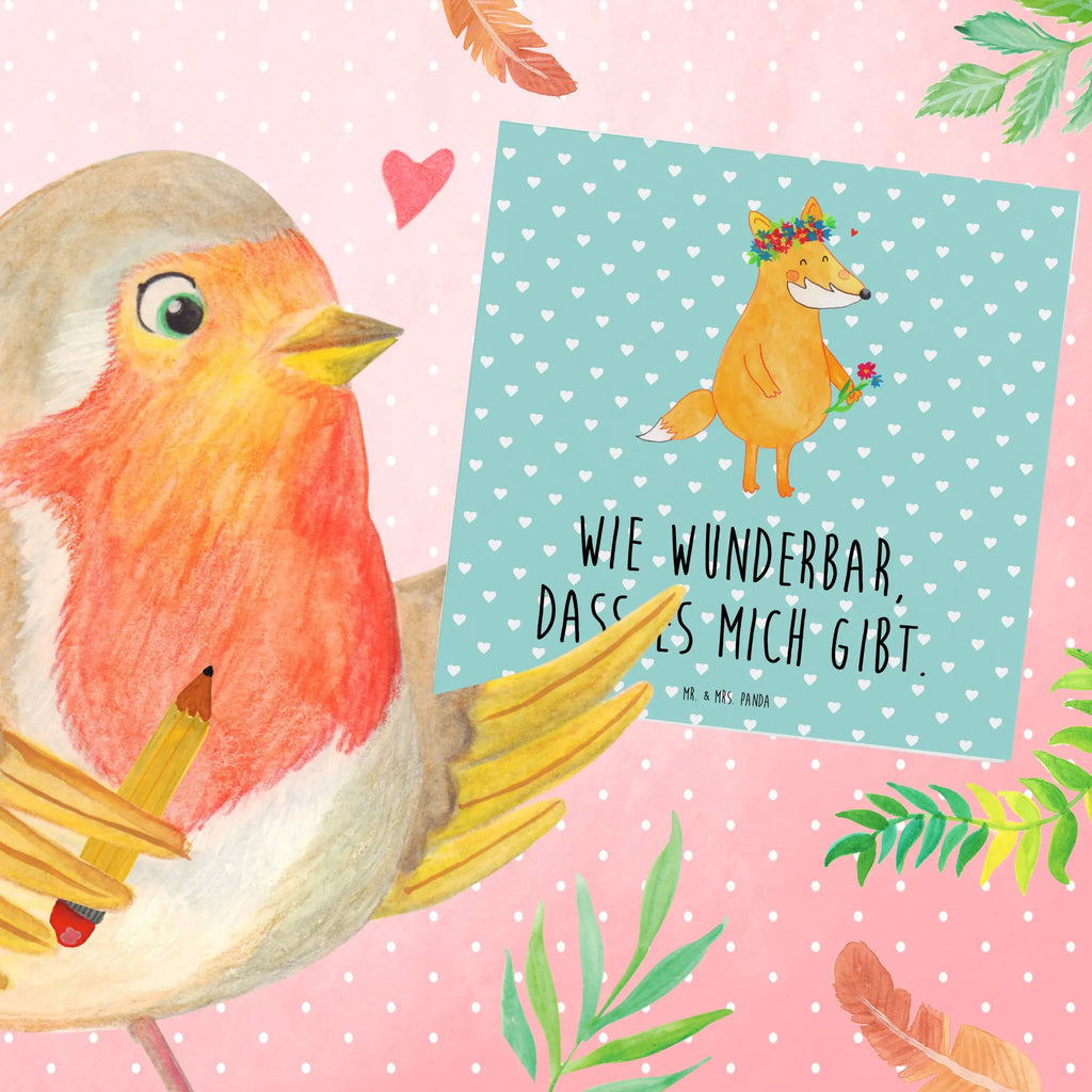 Deluxe Card Fox Flower Glückwunschkarte, Hochzeitskarte, Klappkarte, Geburtstagskarte, Karte, Hochwertige Klappkarte, Grußkarte, Hochwertige Grußkarte, Einladungskarte, Fuchs, mich, Freude, Blumen, Liebesbeweis, Blume, Motivation, ich, Blumenmädchen, Freundin, Fox, Freundinnen, Liebe, Selbstliebe, Füchse, Fuchsmädchen