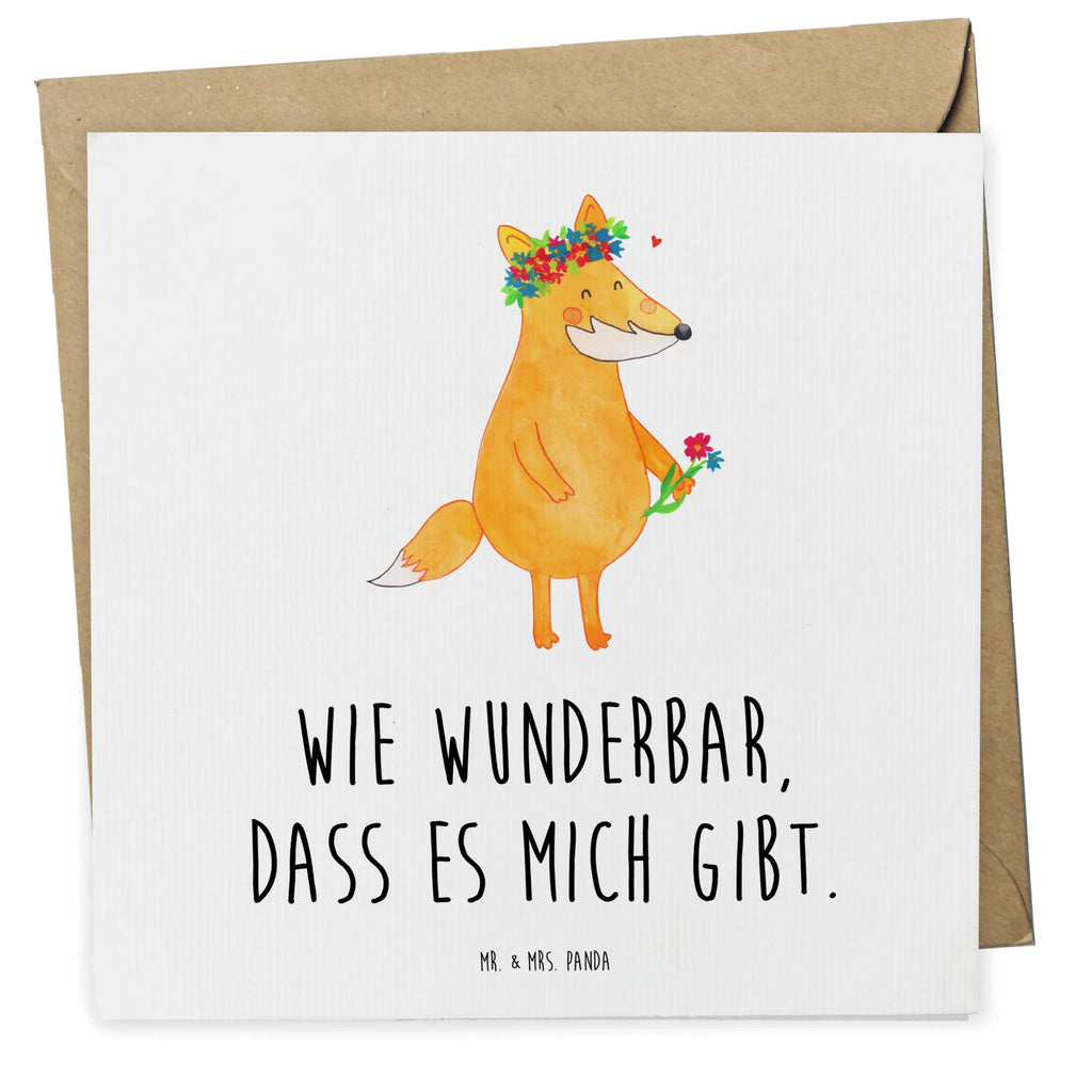 Deluxe Card Fox Flower Glückwunschkarte, Hochzeitskarte, Klappkarte, Geburtstagskarte, Karte, Hochwertige Klappkarte, Grußkarte, Hochwertige Grußkarte, Einladungskarte, Fuchs, mich, Freude, Blumen, Liebesbeweis, Blume, Motivation, ich, Blumenmädchen, Freundin, Fox, Freundinnen, Liebe, Selbstliebe, Füchse, Fuchsmädchen