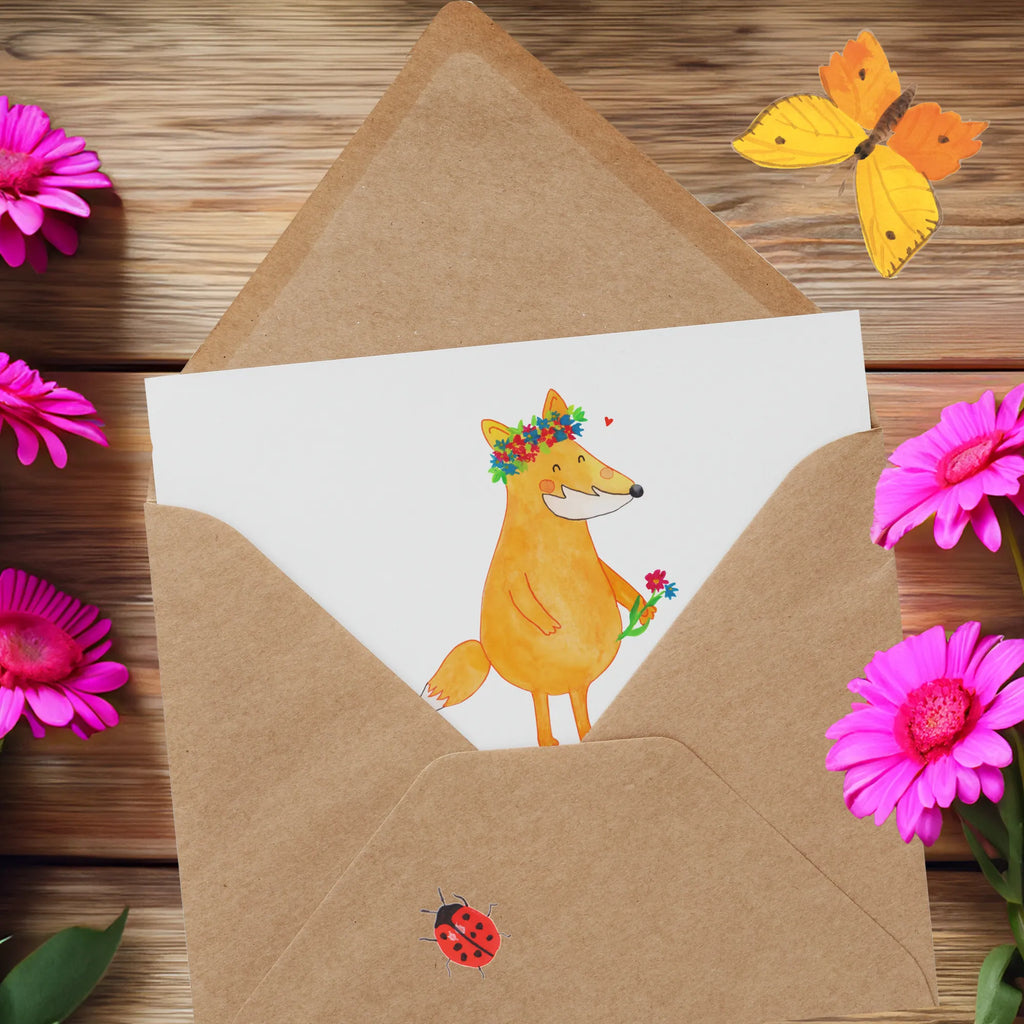 Deluxe Card Fox Flower Glückwunschkarte, Hochzeitskarte, Klappkarte, Geburtstagskarte, Karte, Hochwertige Klappkarte, Grußkarte, Hochwertige Grußkarte, Einladungskarte, Fuchs, mich, Freude, Blumen, Liebesbeweis, Blume, Motivation, ich, Blumenmädchen, Freundin, Fox, Freundinnen, Liebe, Selbstliebe, Füchse, Fuchsmädchen