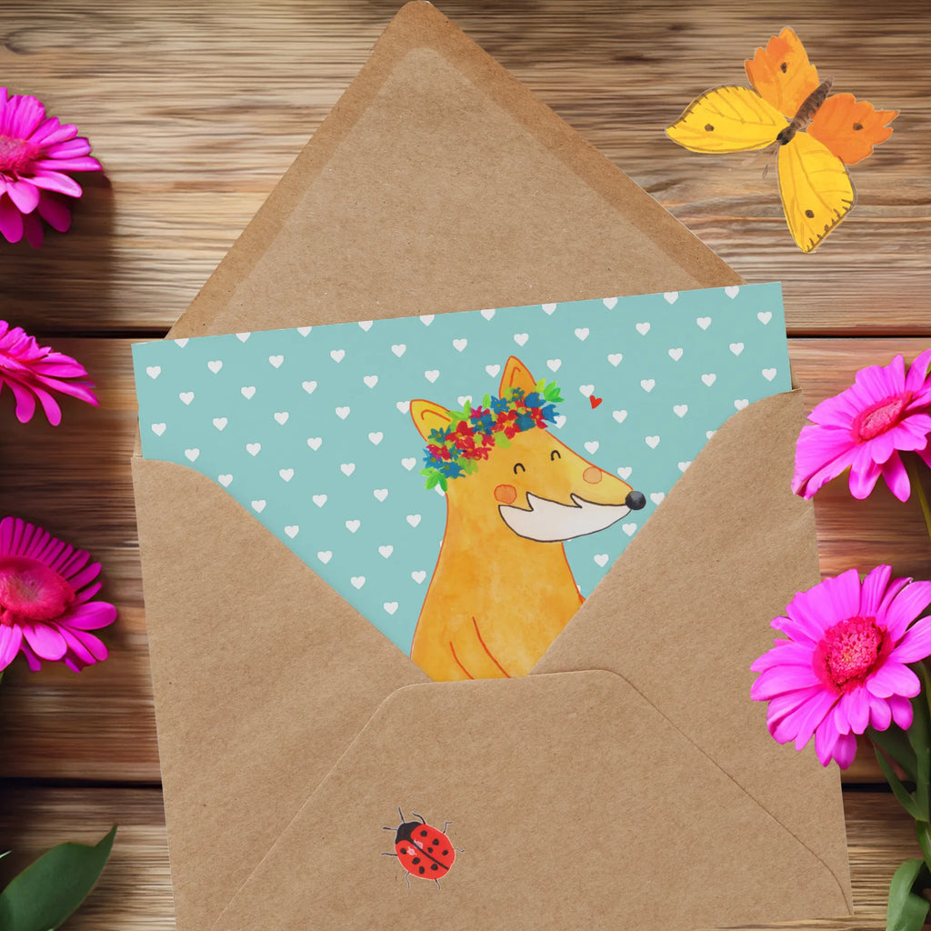 Deluxe Card Fox Flower Glückwunschkarte, Hochzeitskarte, Klappkarte, Geburtstagskarte, Karte, Hochwertige Klappkarte, Grußkarte, Hochwertige Grußkarte, Einladungskarte, Fuchs, mich, Freude, Blumen, Liebesbeweis, Blume, Motivation, ich, Blumenmädchen, Freundin, Fox, Freundinnen, Liebe, Selbstliebe, Füchse, Fuchsmädchen