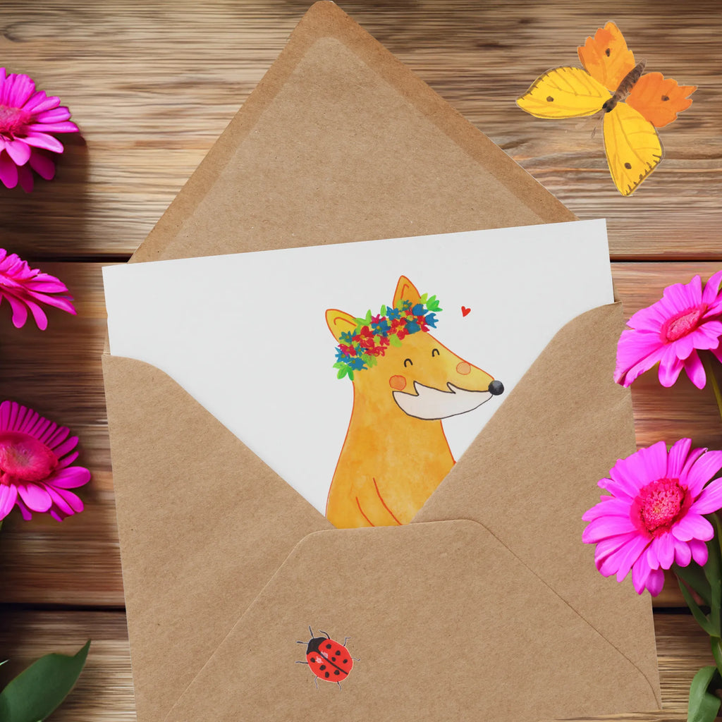 Deluxe Card Fox Flower Glückwunschkarte, Hochzeitskarte, Klappkarte, Geburtstagskarte, Karte, Hochwertige Klappkarte, Grußkarte, Hochwertige Grußkarte, Einladungskarte, Fuchs, mich, Freude, Blumen, Liebesbeweis, Blume, Motivation, ich, Blumenmädchen, Freundin, Fox, Freundinnen, Liebe, Selbstliebe, Füchse, Fuchsmädchen