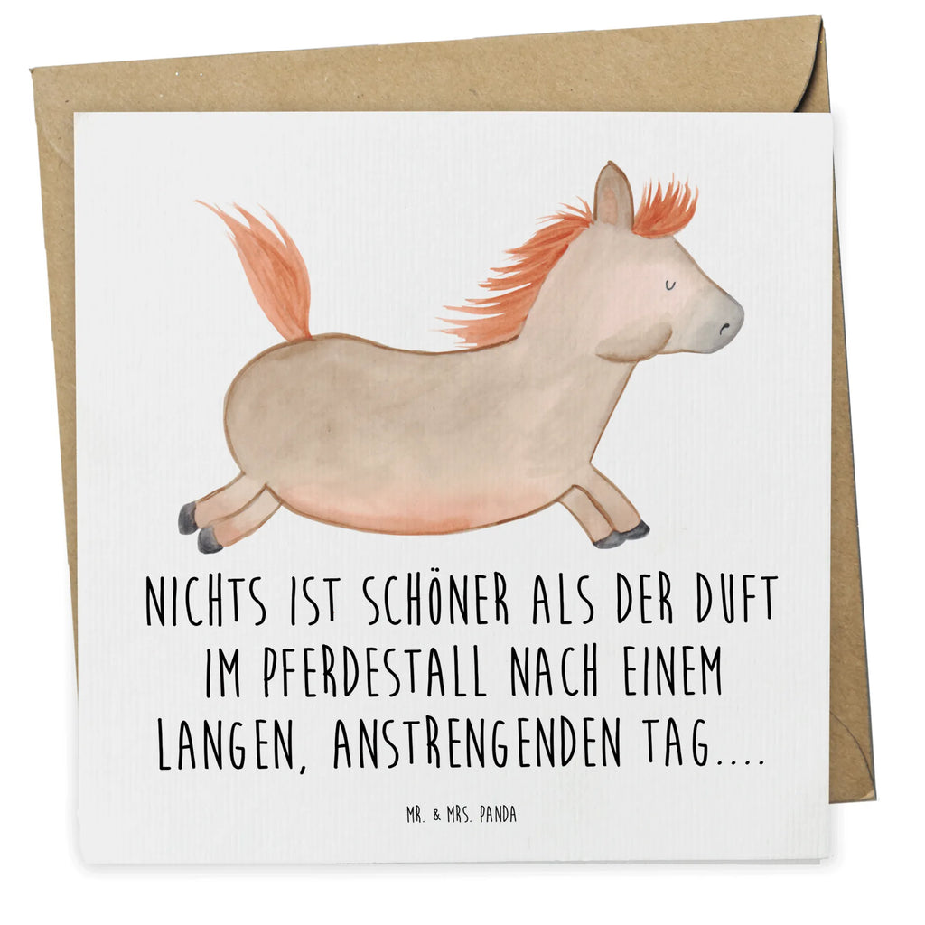 Deluxe Karte Pferd Springen Hochwertige Grußkarte, Karte, Klappkarte, Einladungskarte, Grußkarte, Geburtstagskarte, Hochwertige Klappkarte, Glückwunschkarte, Hochzeitskarte, Bauernhof, Hoftiere, Landwirt, Landwirtin, Pferde, Pony, reiten, Pferd, ausreiten, Pferdebesitzer, Stall, Pferdestall