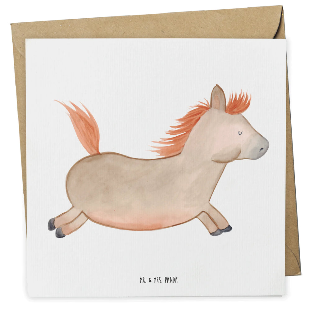 Deluxe Karte Pferd Springen Hochwertige Grußkarte, Karte, Klappkarte, Einladungskarte, Grußkarte, Geburtstagskarte, Hochwertige Klappkarte, Glückwunschkarte, Hochzeitskarte, Bauernhof, Hoftiere, Landwirt, Landwirtin, Pferde, Pony, reiten, Pferd, ausreiten, Pferdebesitzer, Stall, Pferdestall