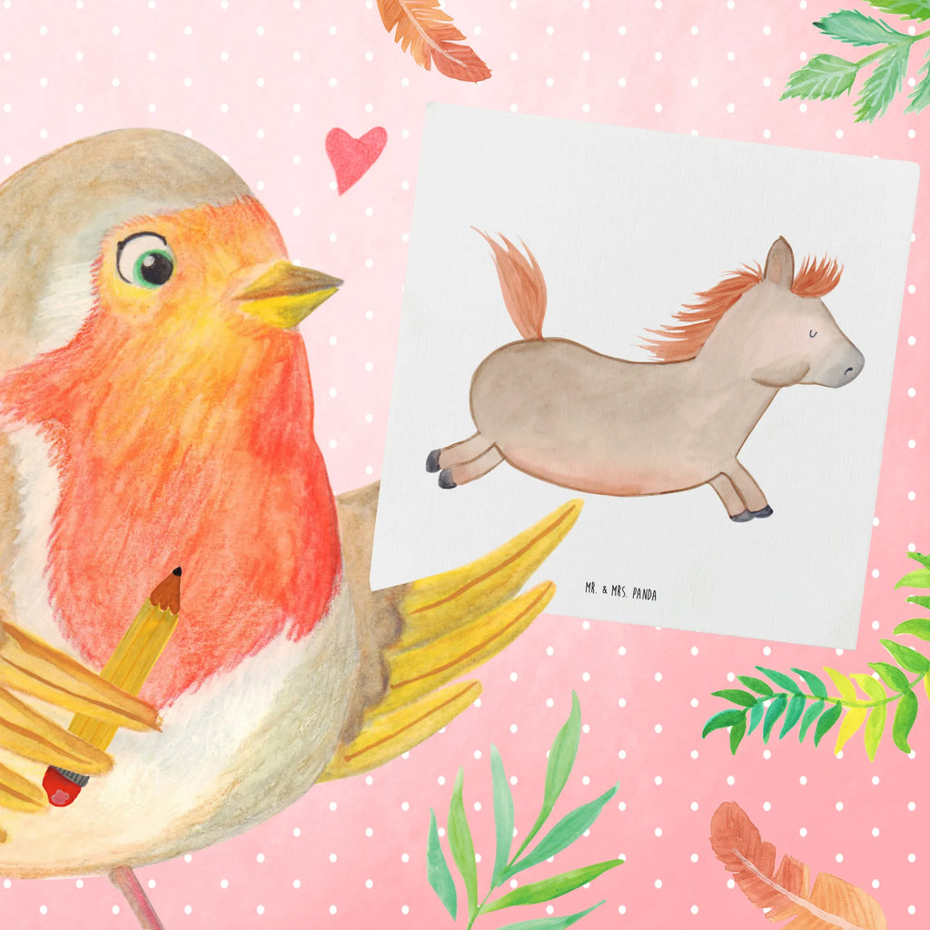 Deluxe Karte Pferd Springen Hochwertige Grußkarte, Karte, Klappkarte, Einladungskarte, Grußkarte, Geburtstagskarte, Hochwertige Klappkarte, Glückwunschkarte, Hochzeitskarte, Bauernhof, Hoftiere, Landwirt, Landwirtin, Pferde, Pony, reiten, Pferd, ausreiten, Pferdebesitzer, Stall, Pferdestall