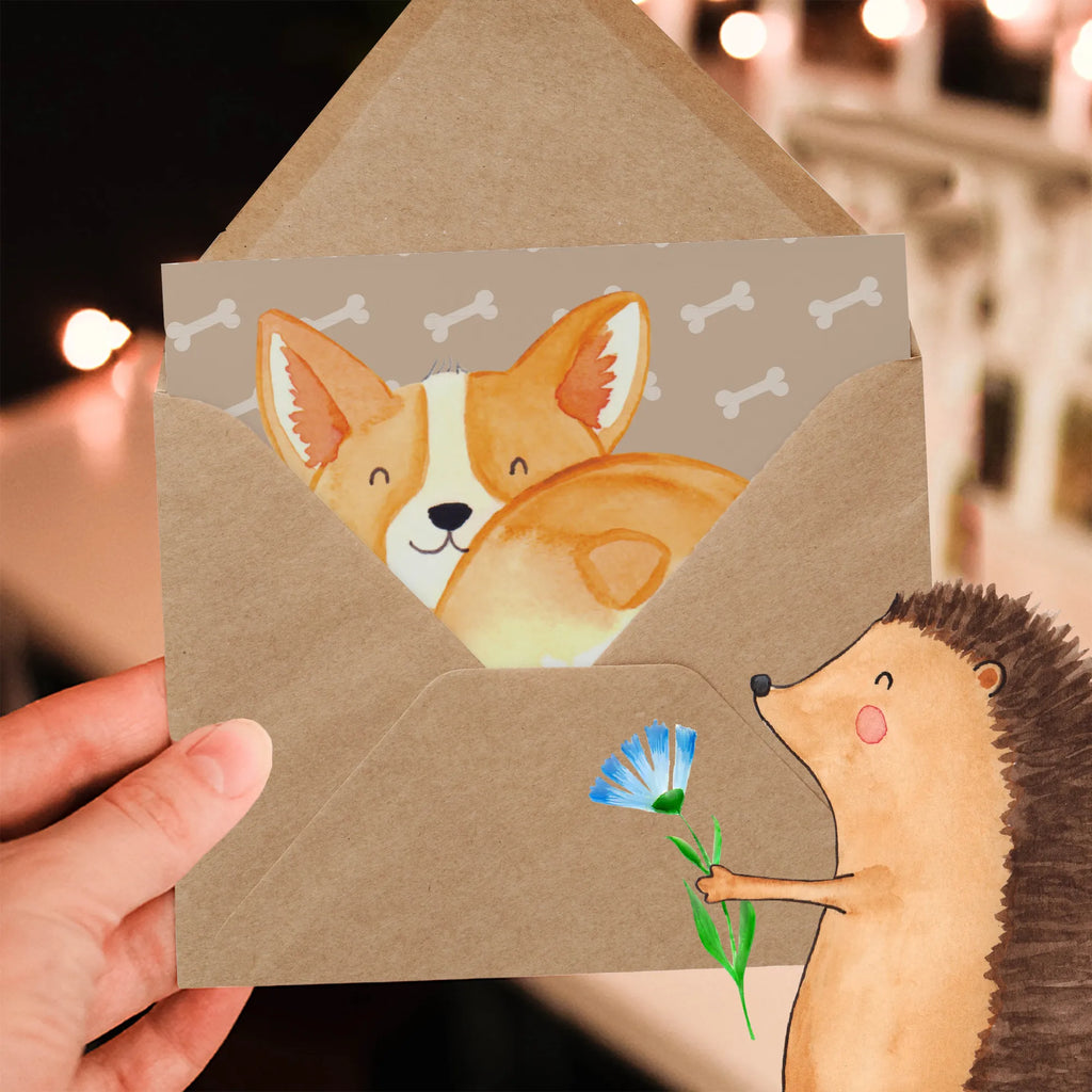 Deluxe Karte Corgi Po Glückwunschkarte, Karte, Hochzeitskarte, Hochwertige Klappkarte, Klappkarte, Hochwertige Grußkarte, Grußkarte, Einladungskarte, Geburtstagskarte, Hund, Hundemotiv, Haustier, Hunderasse, Tierliebhaber, Hundebesitzer, Sprüche, Spruch, Hundeliebe, Corgie, Motivation, Selbstliebe