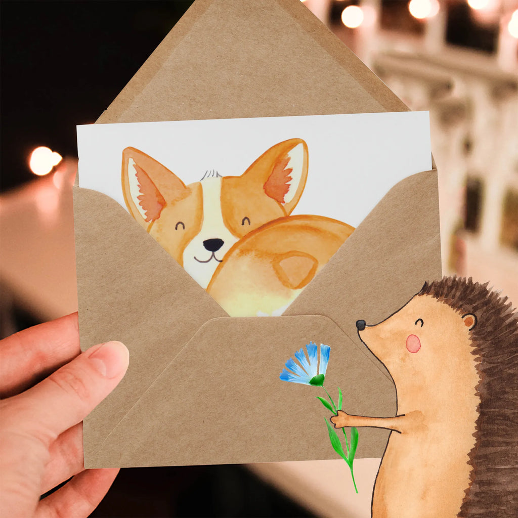 Deluxe Karte Corgi Po Glückwunschkarte, Karte, Hochzeitskarte, Hochwertige Klappkarte, Klappkarte, Hochwertige Grußkarte, Grußkarte, Einladungskarte, Geburtstagskarte, Hund, Hundemotiv, Haustier, Hunderasse, Tierliebhaber, Hundebesitzer, Sprüche, Spruch, Hundeliebe, Corgie, Motivation, Selbstliebe