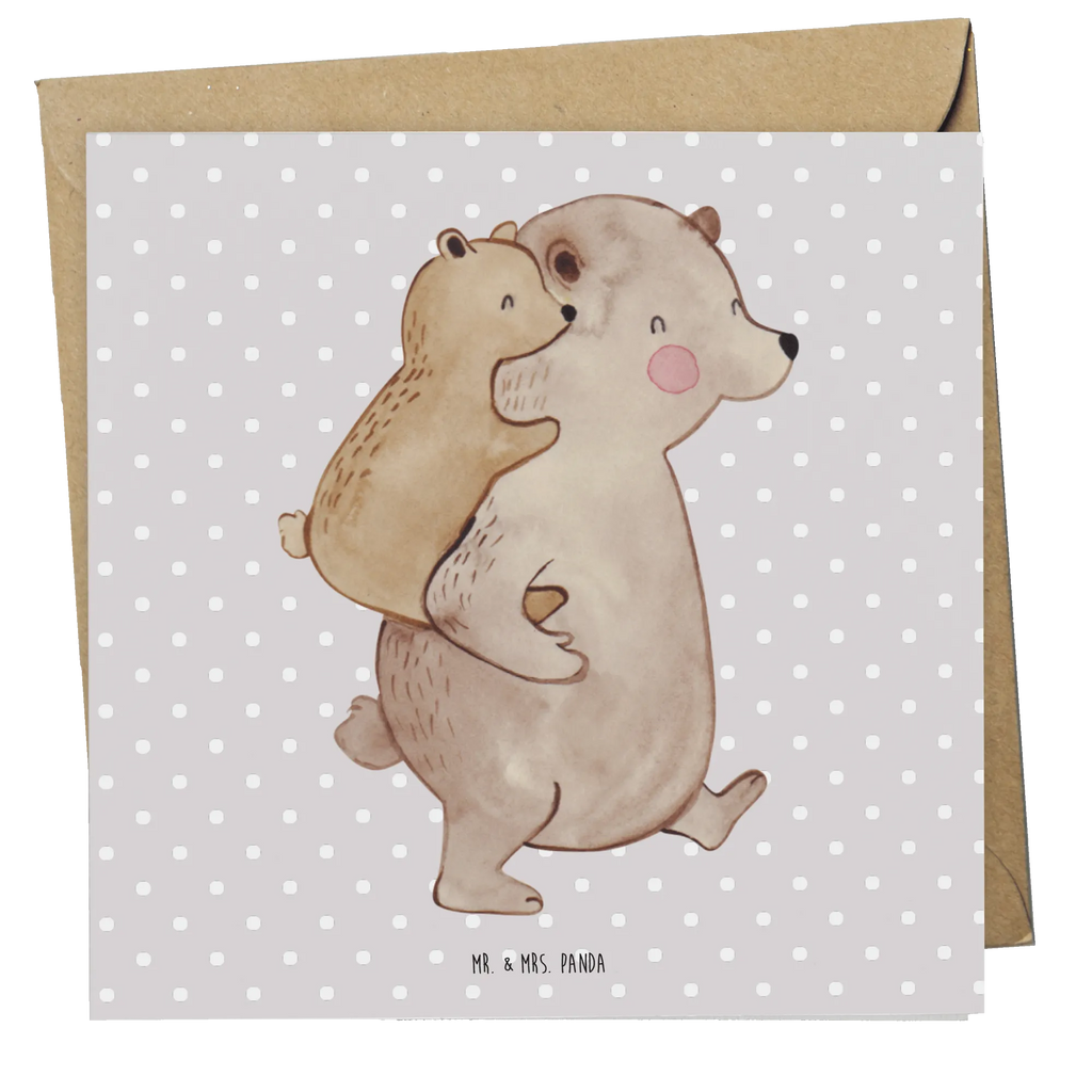 Deluxe Karte Papa Bär Einladungskarte, Karte, Hochwertige Klappkarte, Geburtstagskarte, Glückwunschkarte, Hochwertige Grußkarte, Hochzeitskarte, Klappkarte, Grußkarte, Familie, Vatertag, Muttertag, Bruder, Schwester, Mama, Papa, Oma, Opa, Vati, Geschenk, Papi, Onkel, Vater, Geburtstag