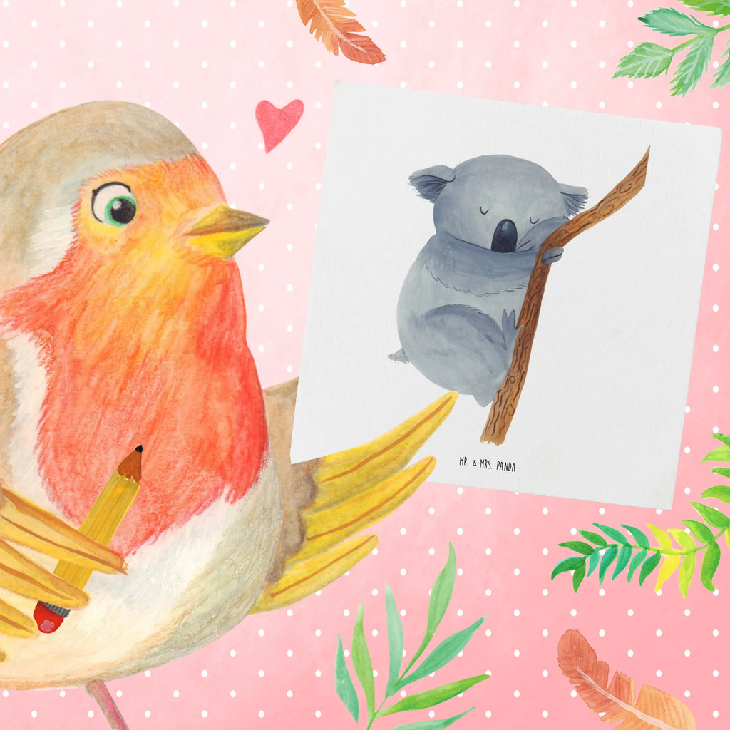 Deluxe Karte Koalabär Geburtstagskarte, Klappkarte, Grußkarte, Karte, Hochwertige Klappkarte, Einladungskarte, Glückwunschkarte, Hochzeitskarte, Hochwertige Grußkarte, Tiermotive, Gute Laune, lustige Sprüche, Tiere, träumen, Koala, Koalabär, Traum, schlafen, Schlafzimmer, Traumland, Bär