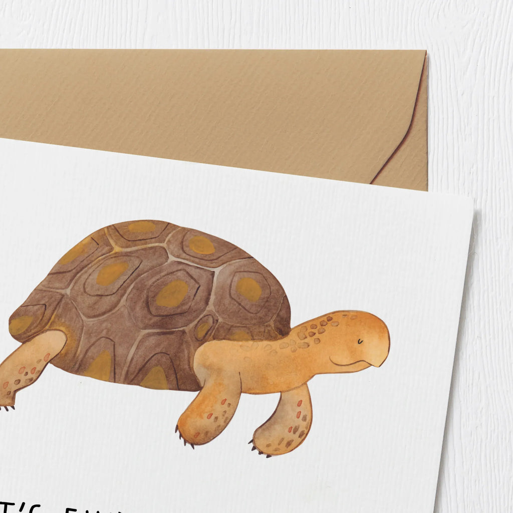 Deluxe Card tortoise March Glückwunschkarte, Karte, Hochwertige Grußkarte, Klappkarte, Geburtstagskarte, Grußkarte, Hochzeitskarte, Hochwertige Klappkarte, Einladungskarte, Meerestiere, Meer, Urlaub, Schildkröte, Lieblingsmensch, get lost, Inspiration, Schildkröten, Reiselust, Neustart, Abenteuer, Motivation