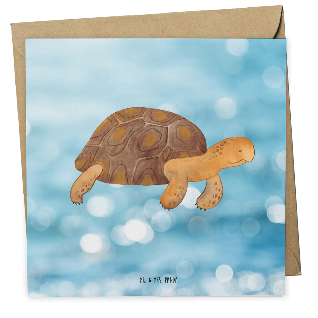 Deluxe Card tortoise March Glückwunschkarte, Karte, Hochwertige Grußkarte, Klappkarte, Geburtstagskarte, Grußkarte, Hochzeitskarte, Hochwertige Klappkarte, Einladungskarte, Meerestiere, Meer, Urlaub, Schildkröte, Lieblingsmensch, get lost, Inspiration, Schildkröten, Reiselust, Neustart, Abenteuer, Motivation