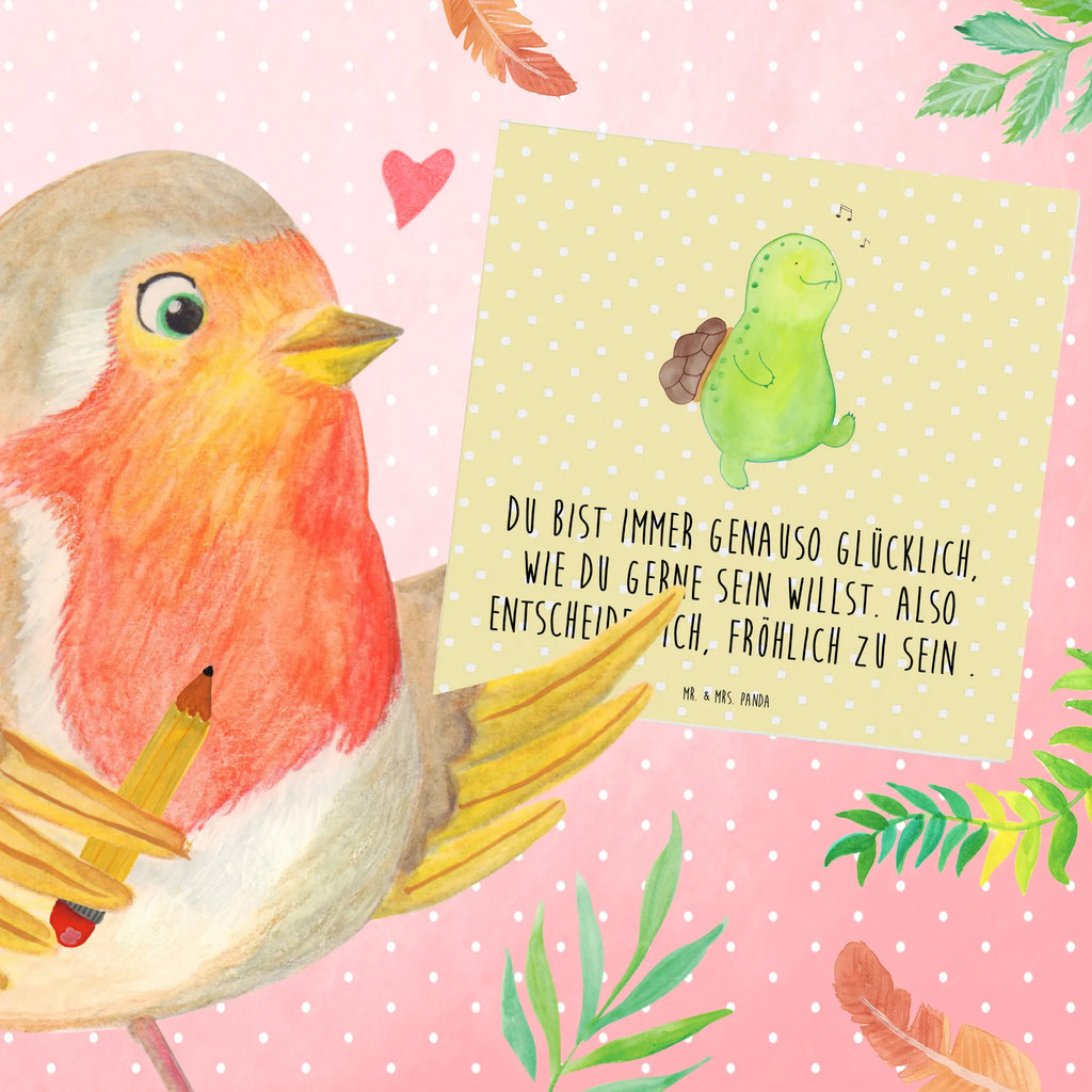 Deluxe Karte Schildkröte Pfeifen Einladungskarte, Geburtstagskarte, Hochzeitskarte, Karte, Hochwertige Grußkarte, Grußkarte, Hochwertige Klappkarte, Klappkarte, Glückwunschkarte, Schildkröte, fröhlich, Lebensfreude, Motivation, Depression, Trennung, Schildi, Neuanfang, Schildkröten, Glück